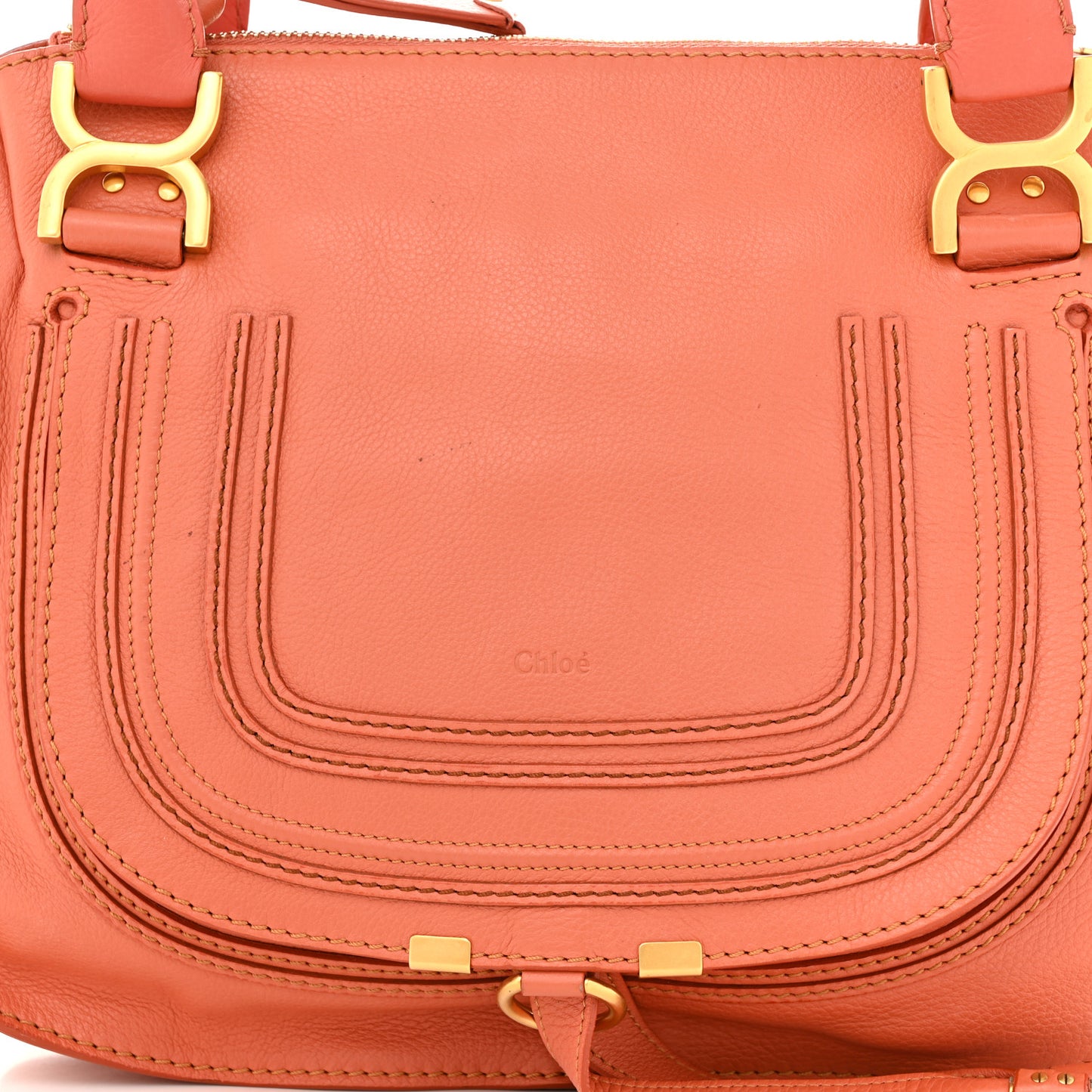 Calfskin Medium Marcie Satchel Indian Summer