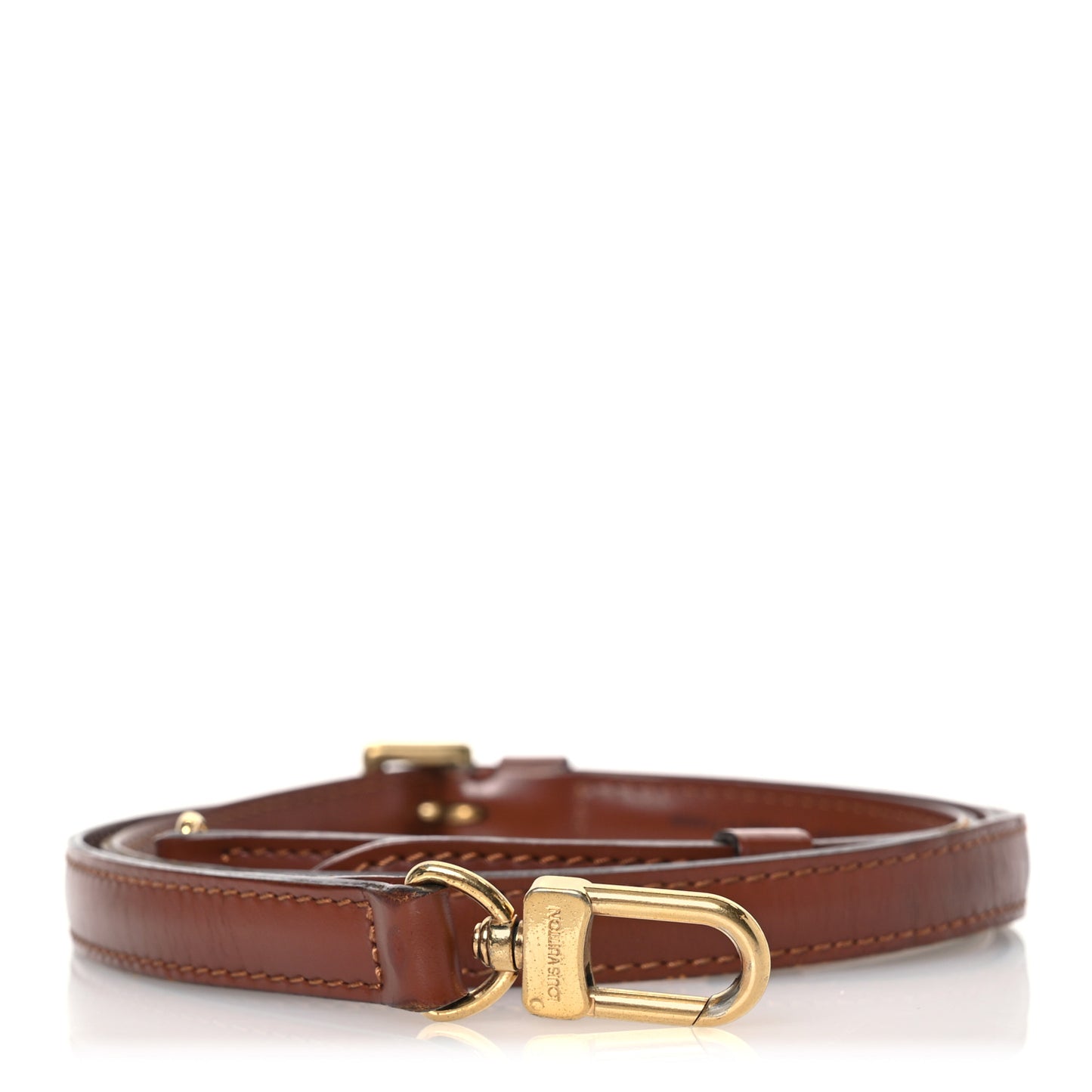 Calfskin Adjustable Shoulder Strap Brown