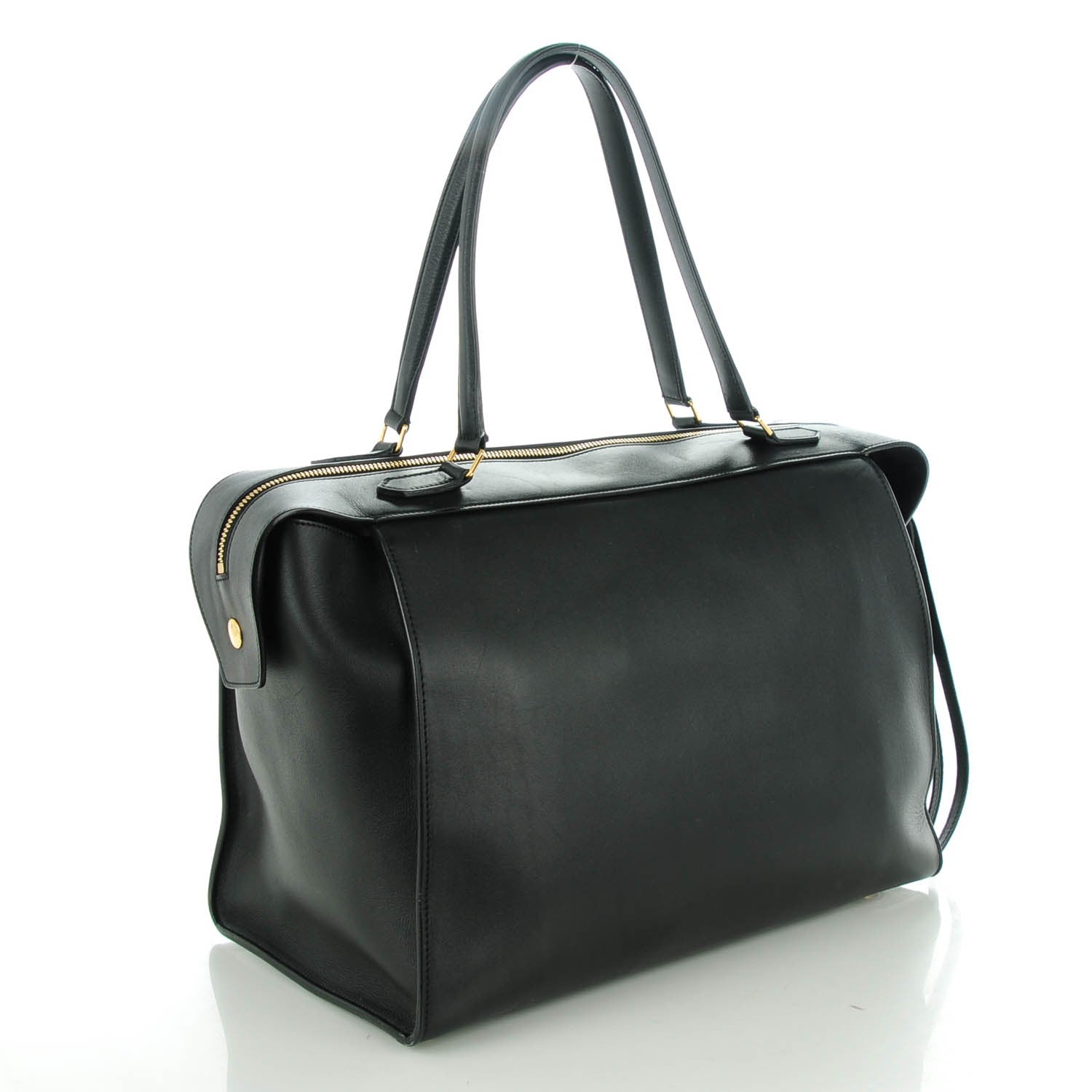 Celine Smooth Calfskin Medium Ring Bag Black 3 of 6