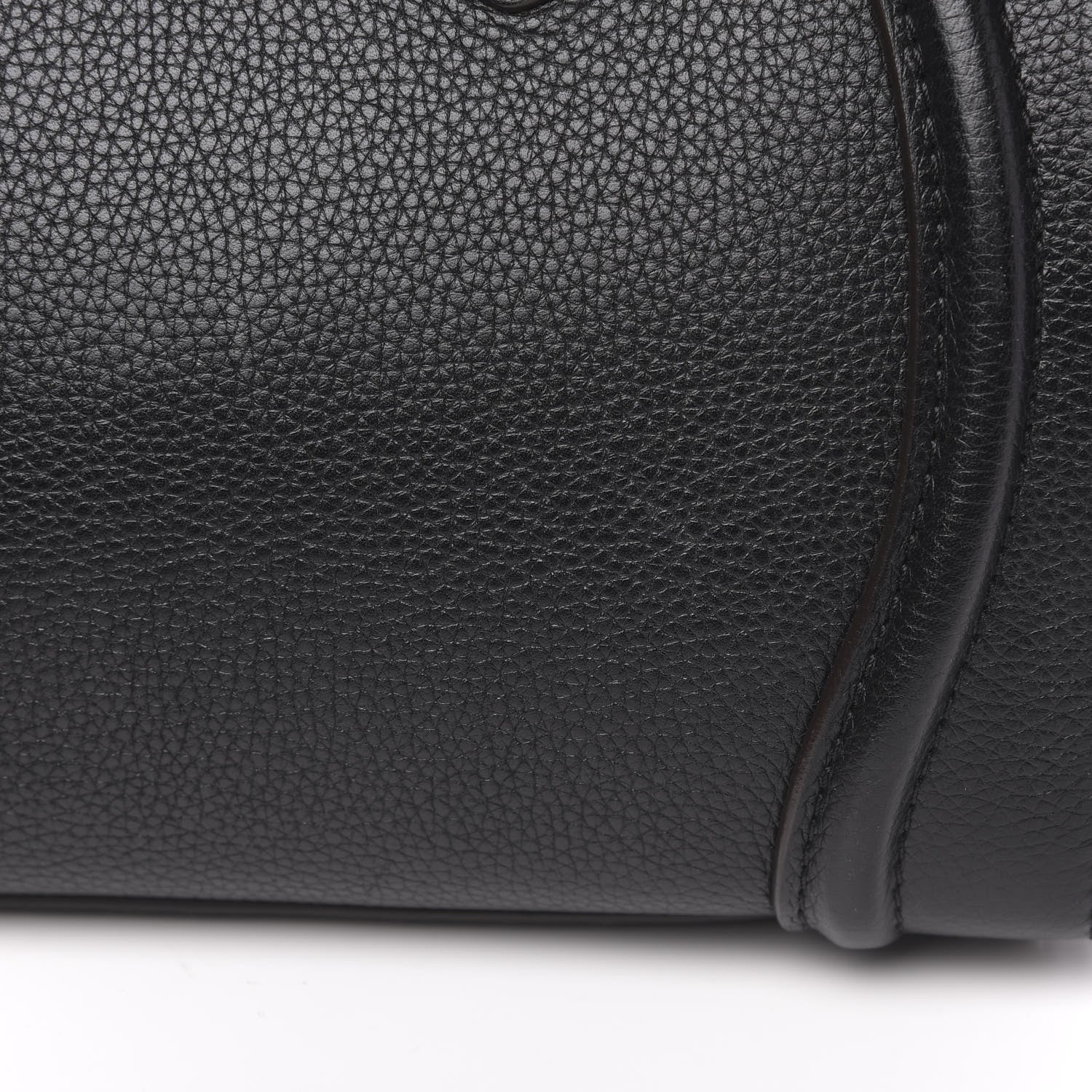 Celine Drummed Calfskin Micro Luggage Black 11 of 12