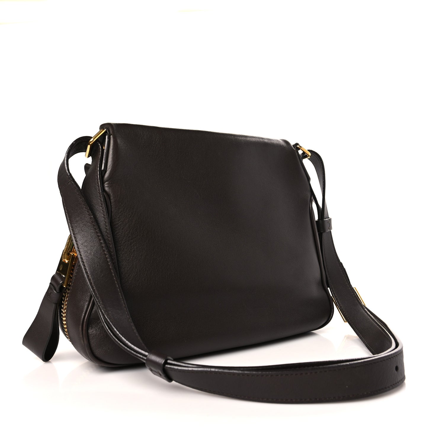 Calfskin Medium Jennifer Crossbody Bag Brown