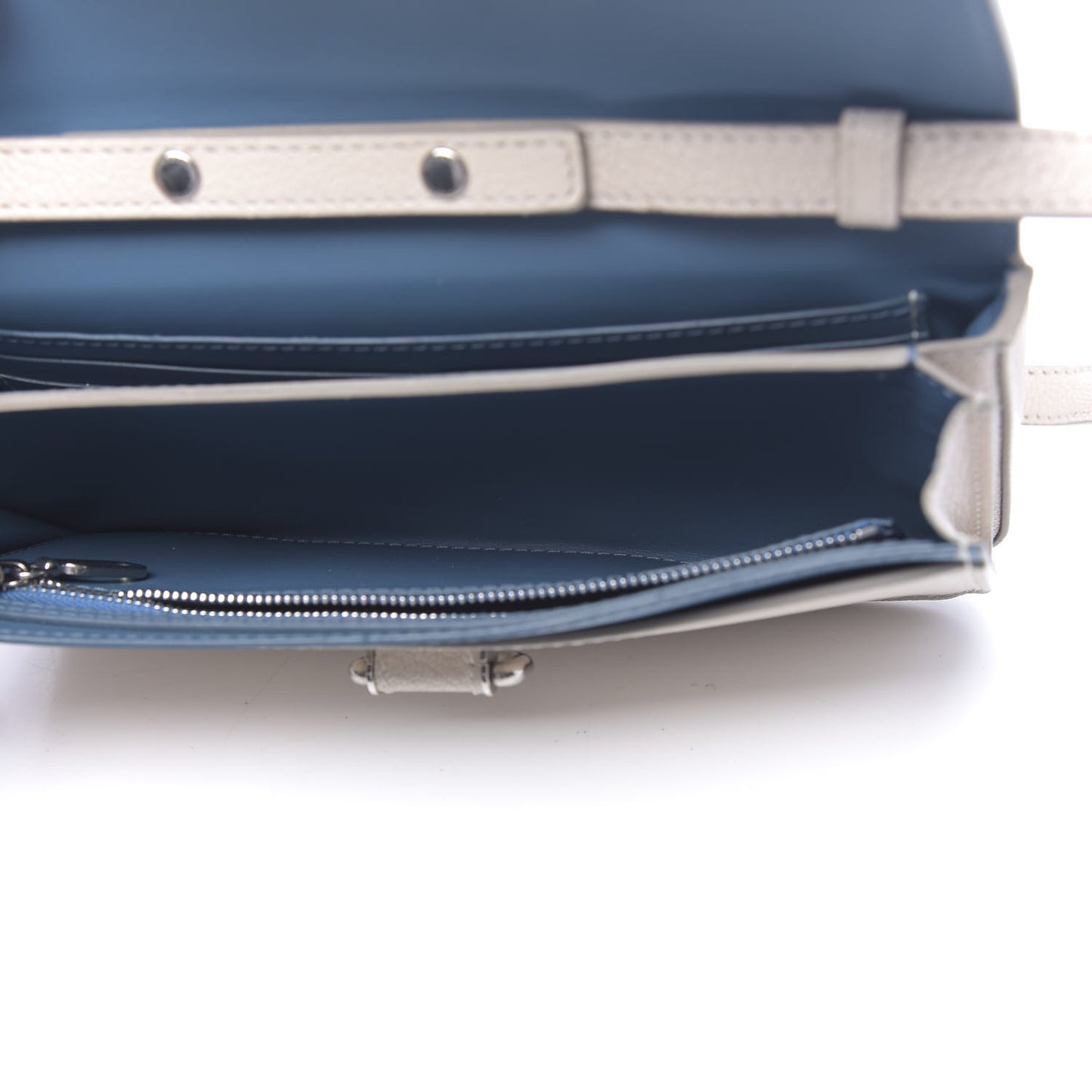 Goatskin D-Ring Mini Bag Limestone