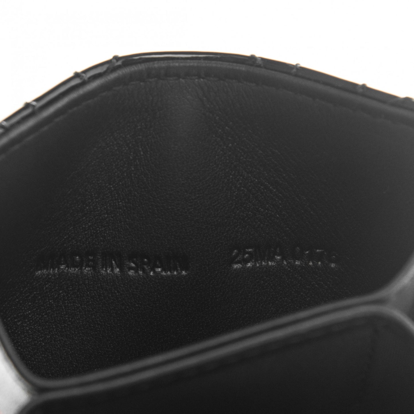 Patent Cannage Lady Dior 5-Gusset Card Holder Black