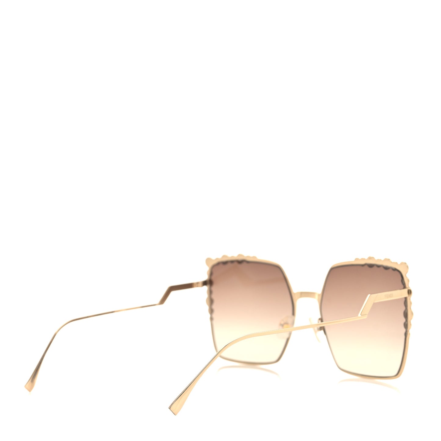 Metal Dots Square Sunglasses FF 0259/S Gold