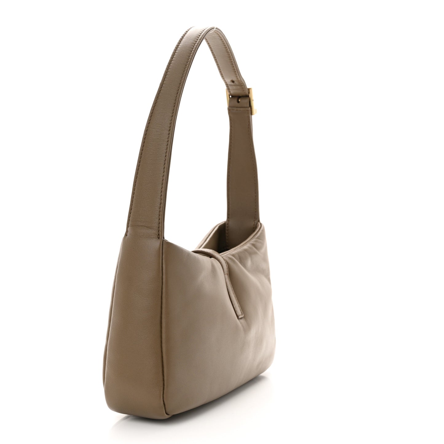 Padded Lambskin Le 5 A 7 Hobo Dark Peanut