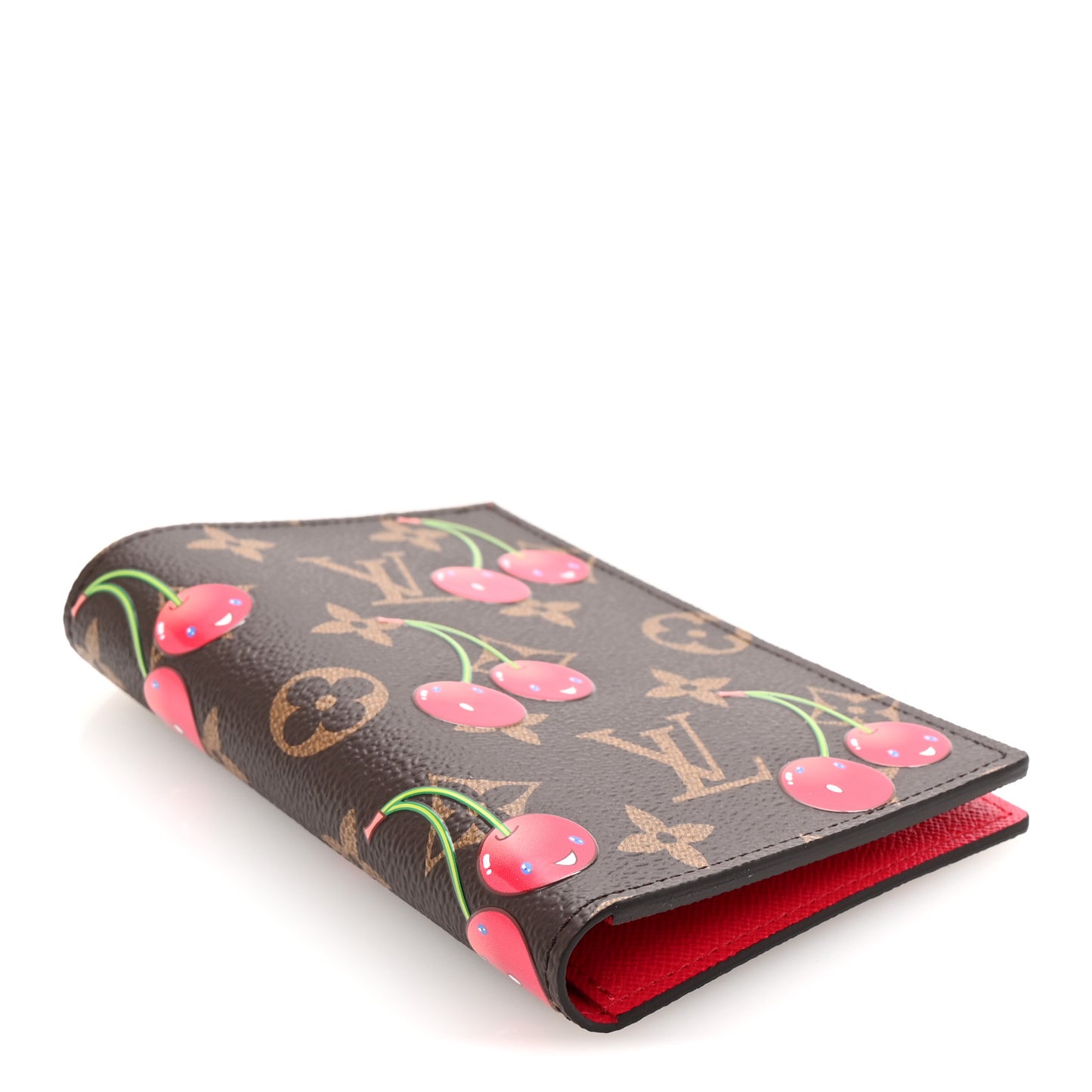 LV X TM Monogram Cerises Passport Cover