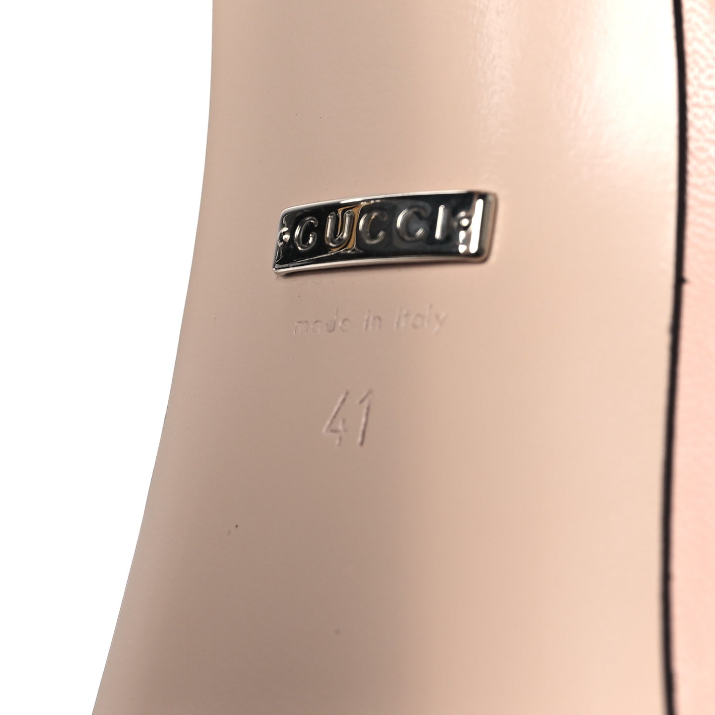 Malaga Kid Interlocking G Studs 155mm Platform Sandals 41 Perfect Pink