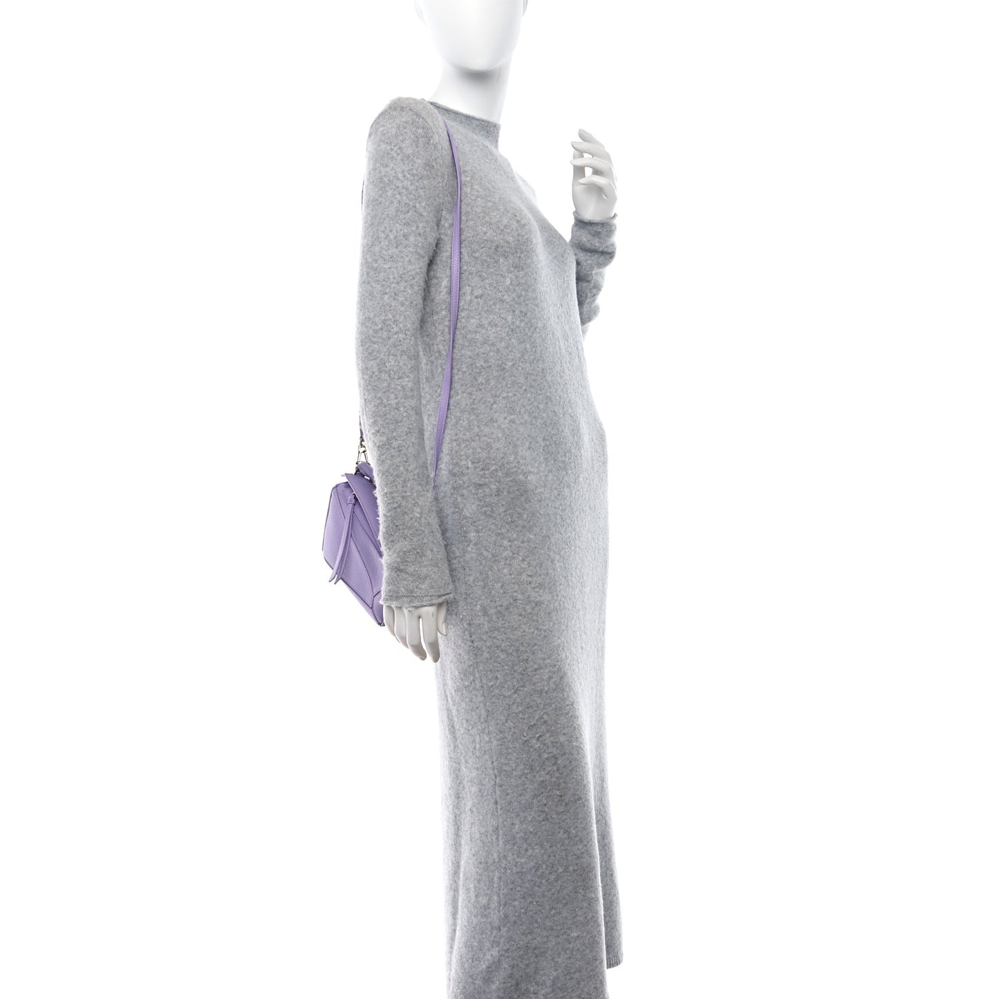 Calfskin Mini Puzzle Bag Light Mauve