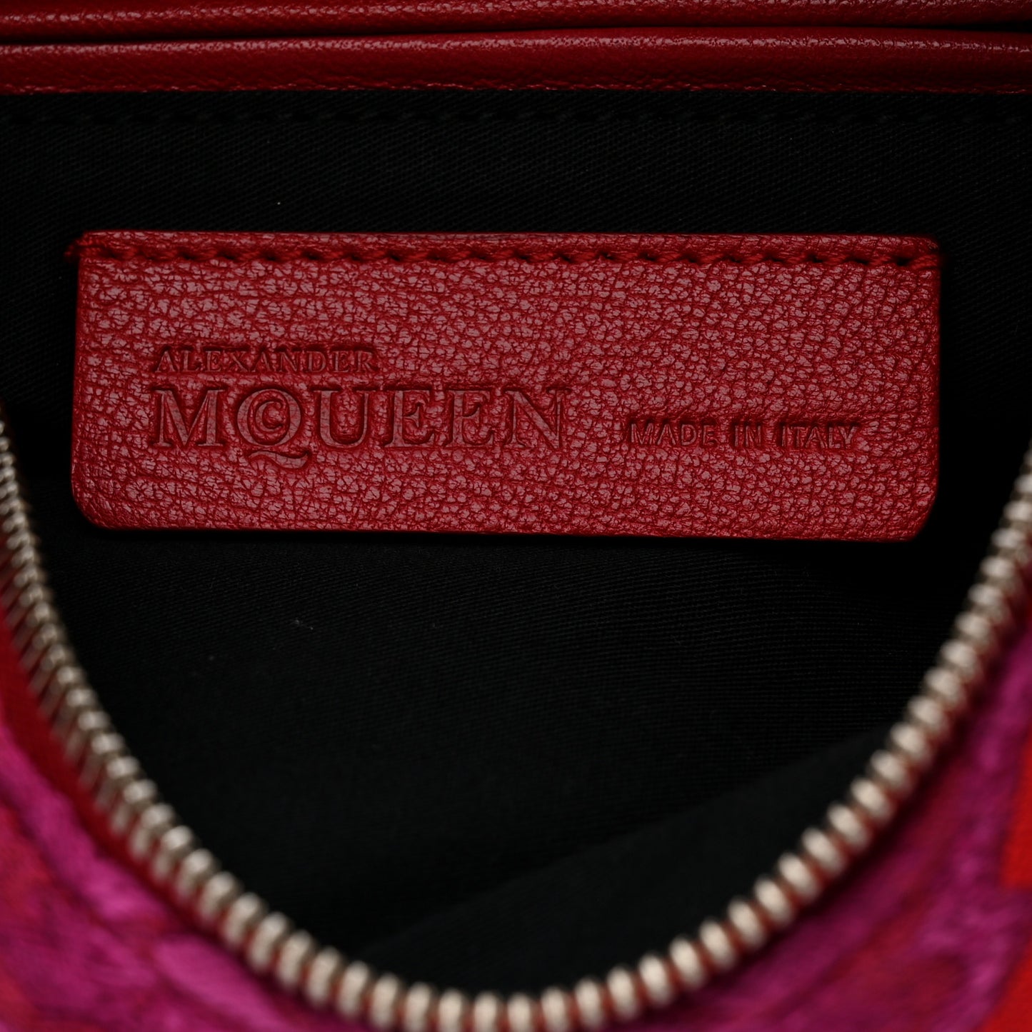 Silk Brocade De Manta Clutch Fuchsia Red