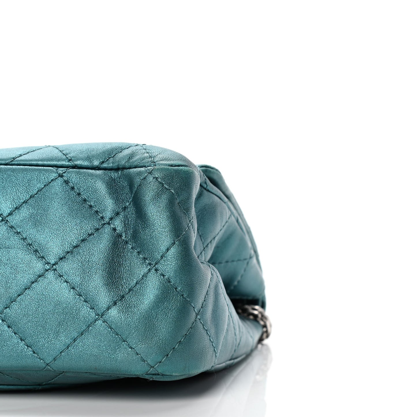 Metallic Calfskin Quilted 2.55 Reissue 226 Flap Turquoise