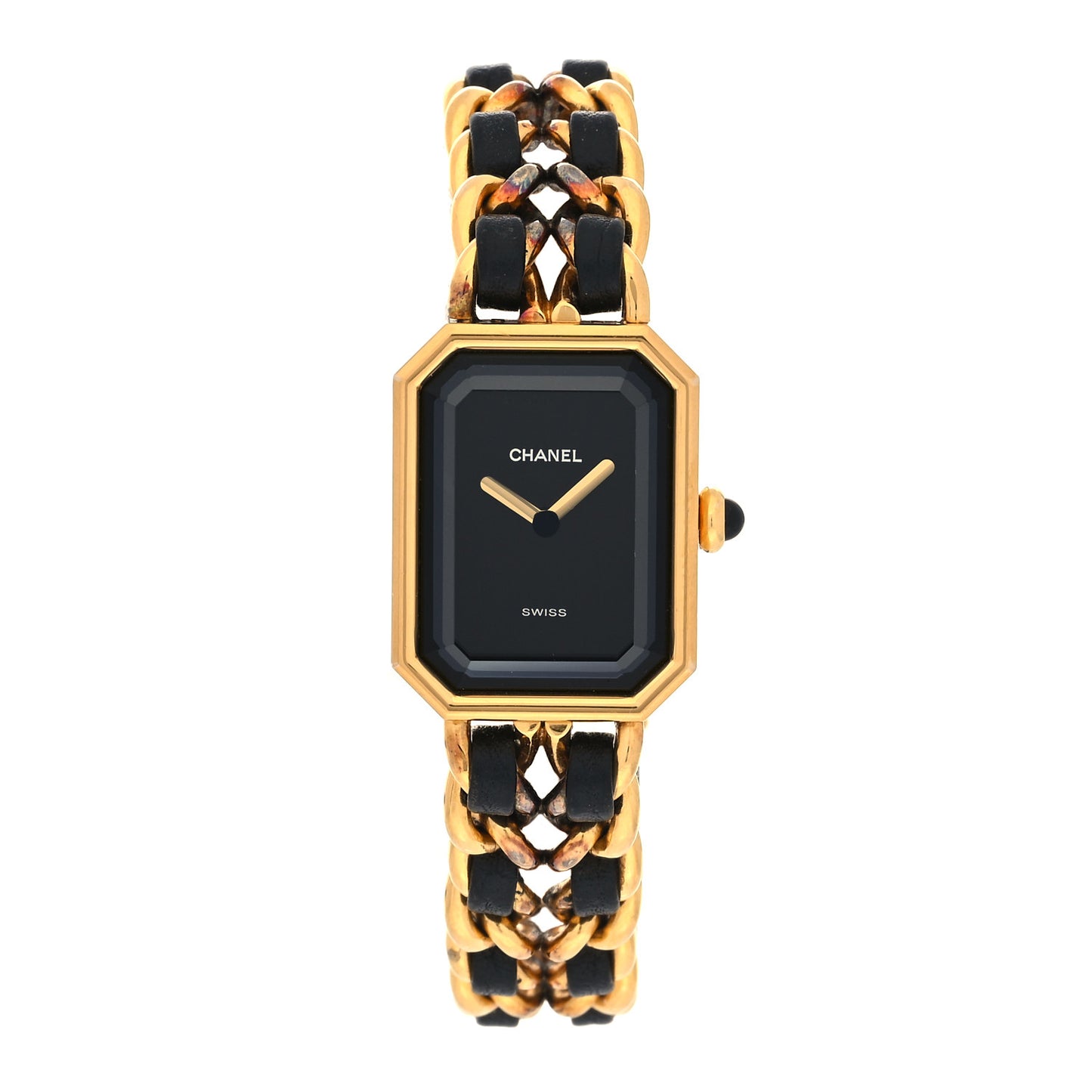 Stainless Steel Lambskin 20mm Chain Premiere Quartz Watch Gold XL