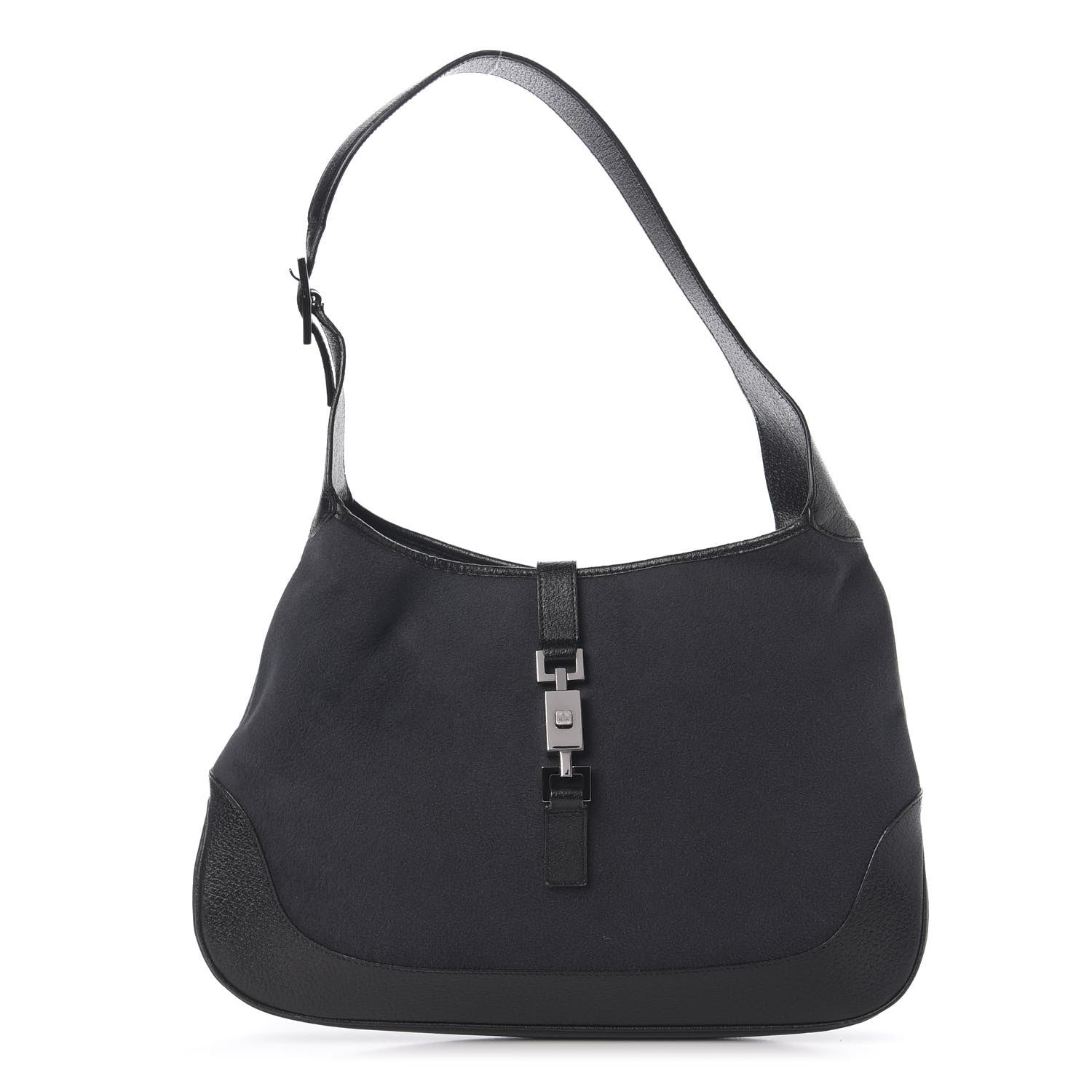 Gucci Felt Jackie O Hobo Black 1 of 9
