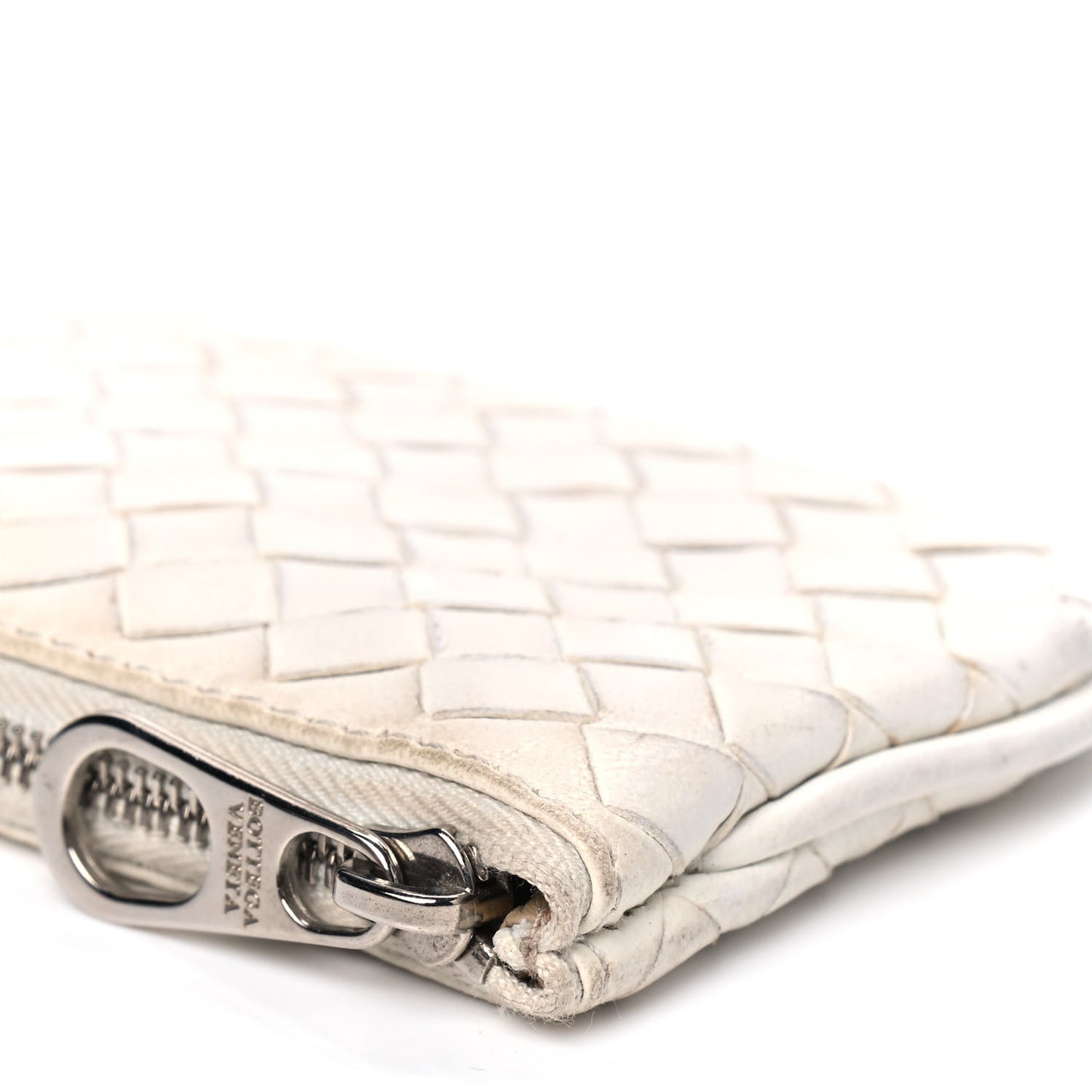 Nappa Intrecciato Key Holder White