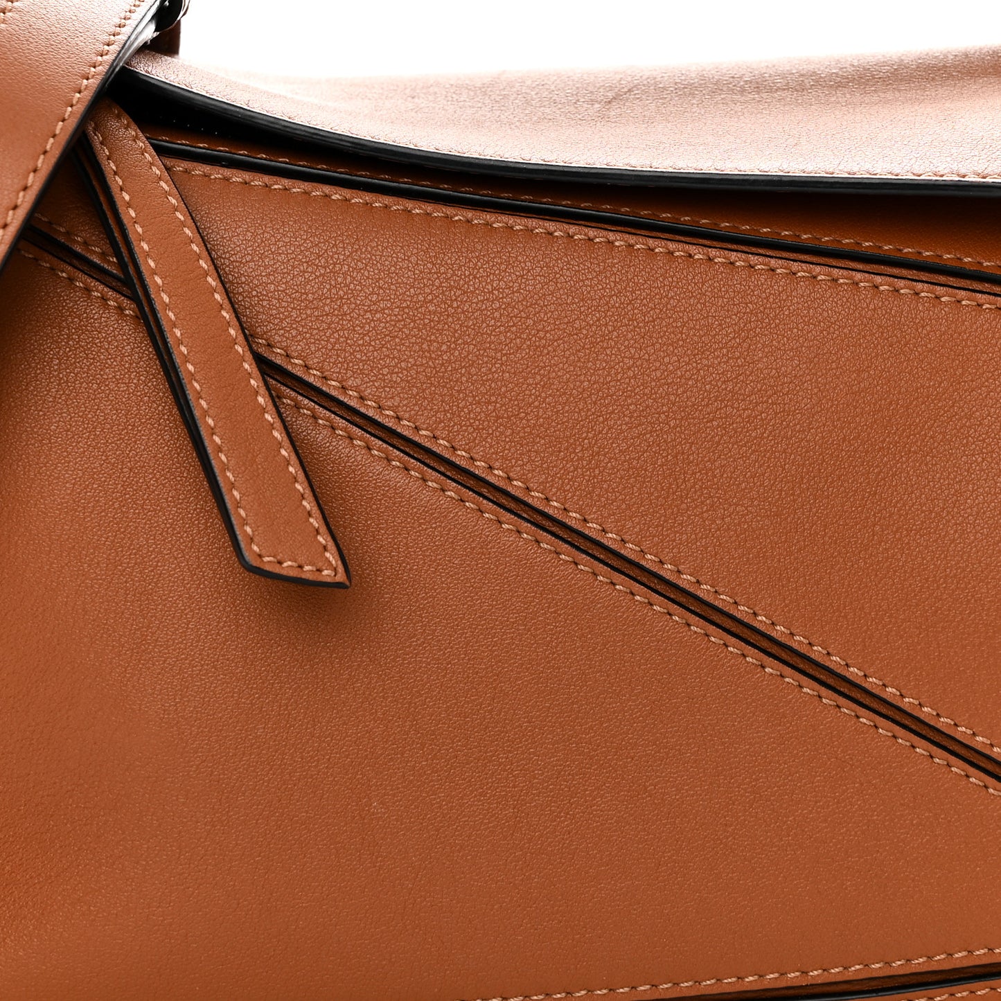 Calfskin Small Puzzle Bag Tan