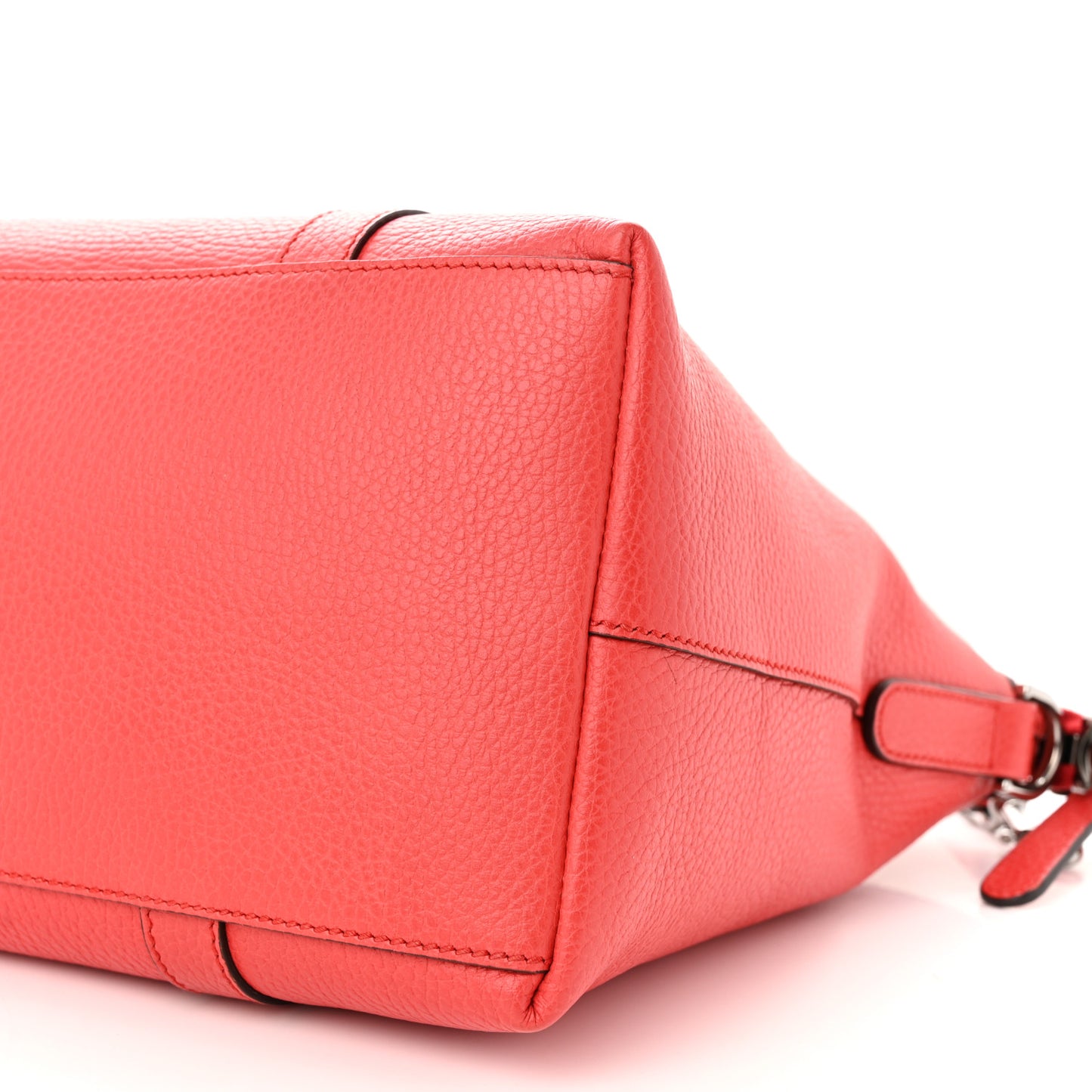 Dollar Calfskin Medium GG Charm Dome Satchel Sporting Red