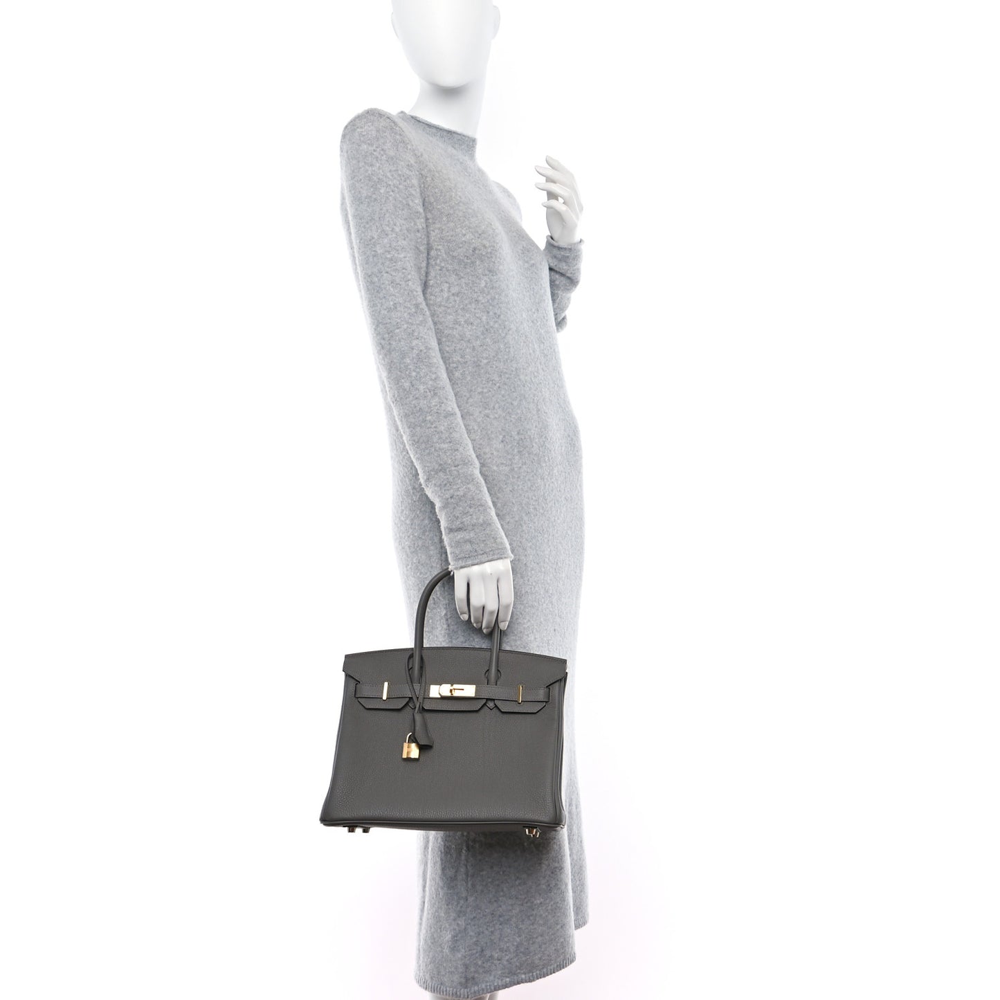 Togo BIRKIN 30 Gris Meyer