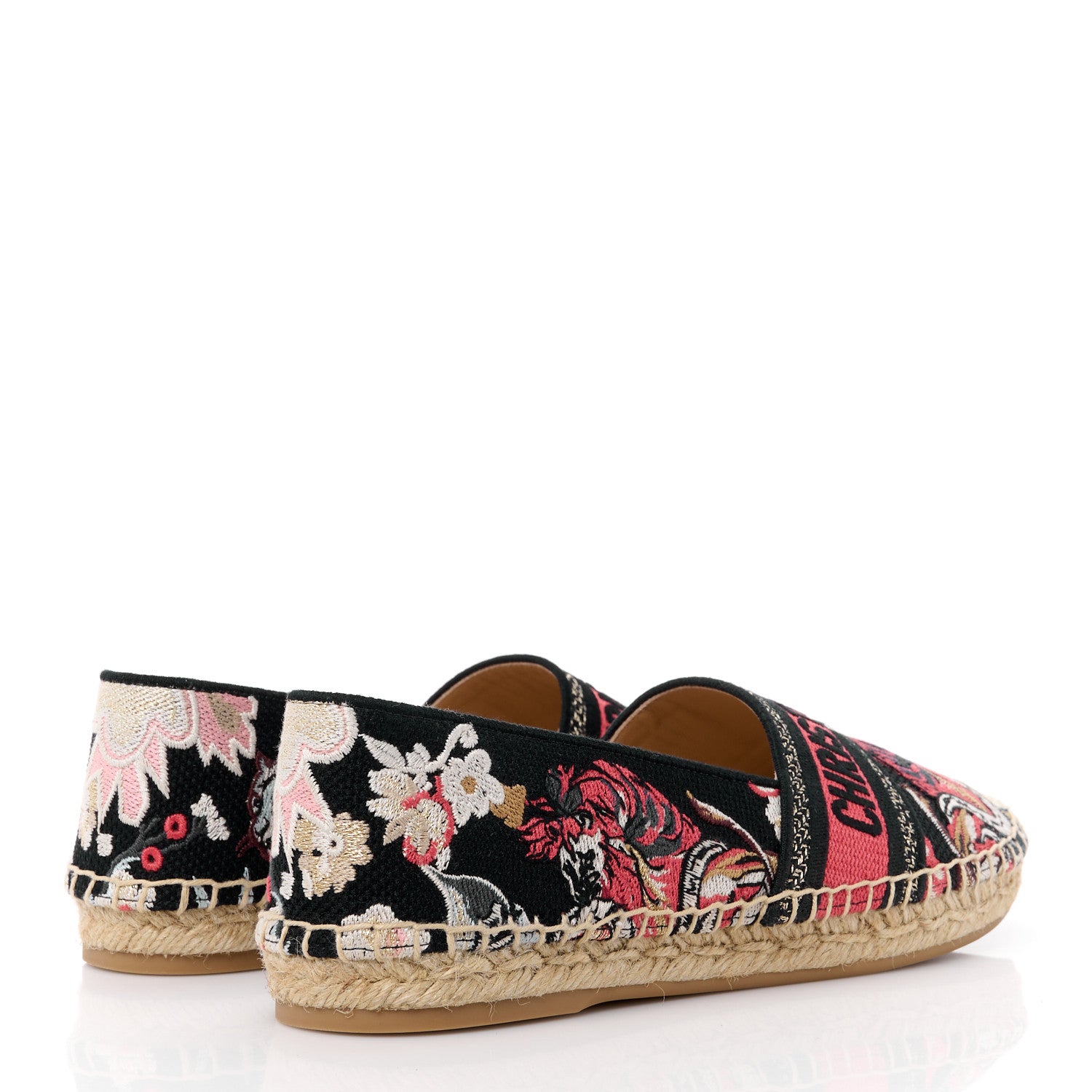 Christian Dior Embroidered Pop Granville Espadrille 40 Multicolor 4 of 8