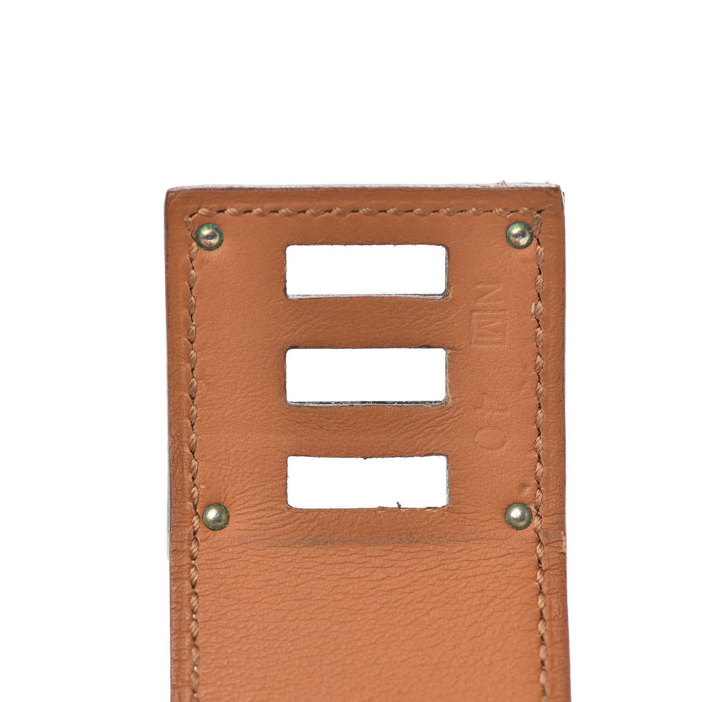 Natural Barenia Kelly Dog Cuff Fauve