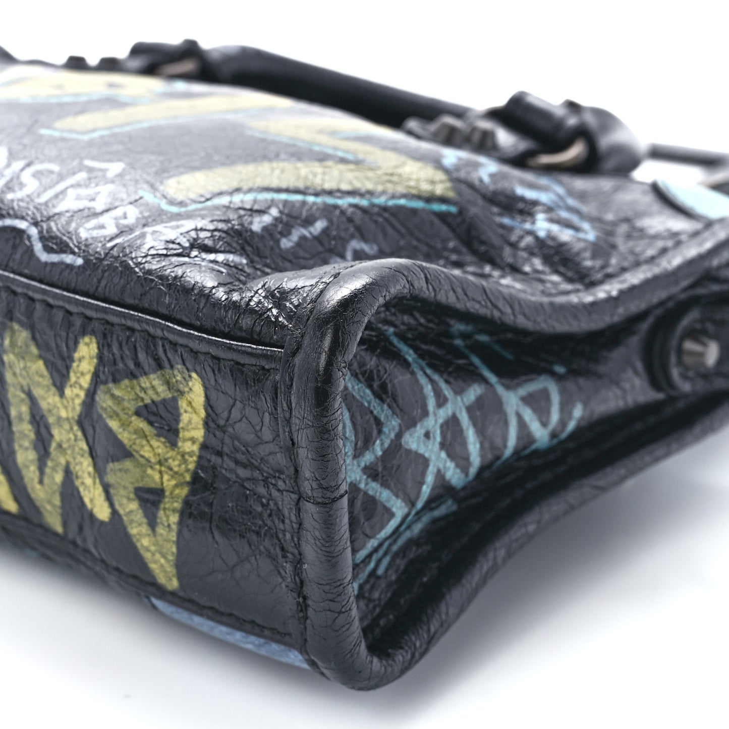 Agneau Graffiti Classic Hardware Nano City Black Multicolor