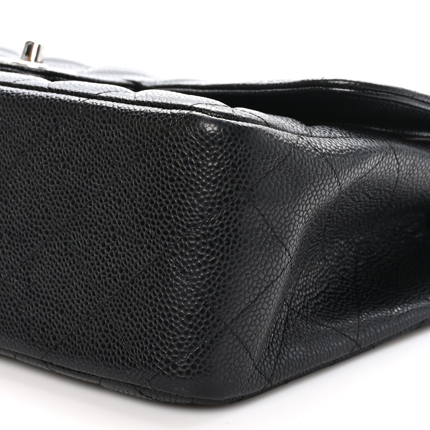 Chanel Caviar Quilted Jumbo Double Flap Black 10 of 13