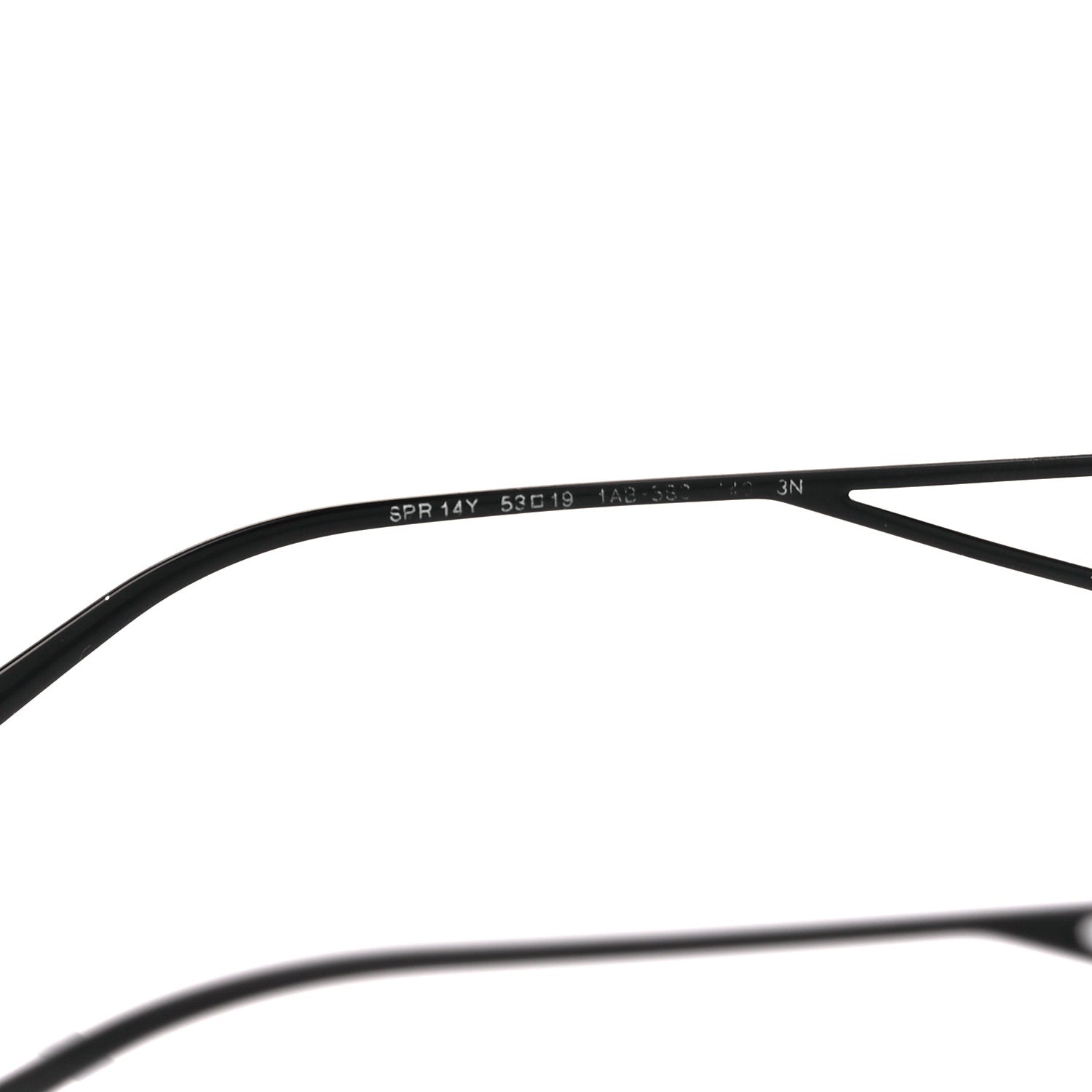 Prada Acetate Sunglasses SPR 14Y Black Slate Gray 6 of 8