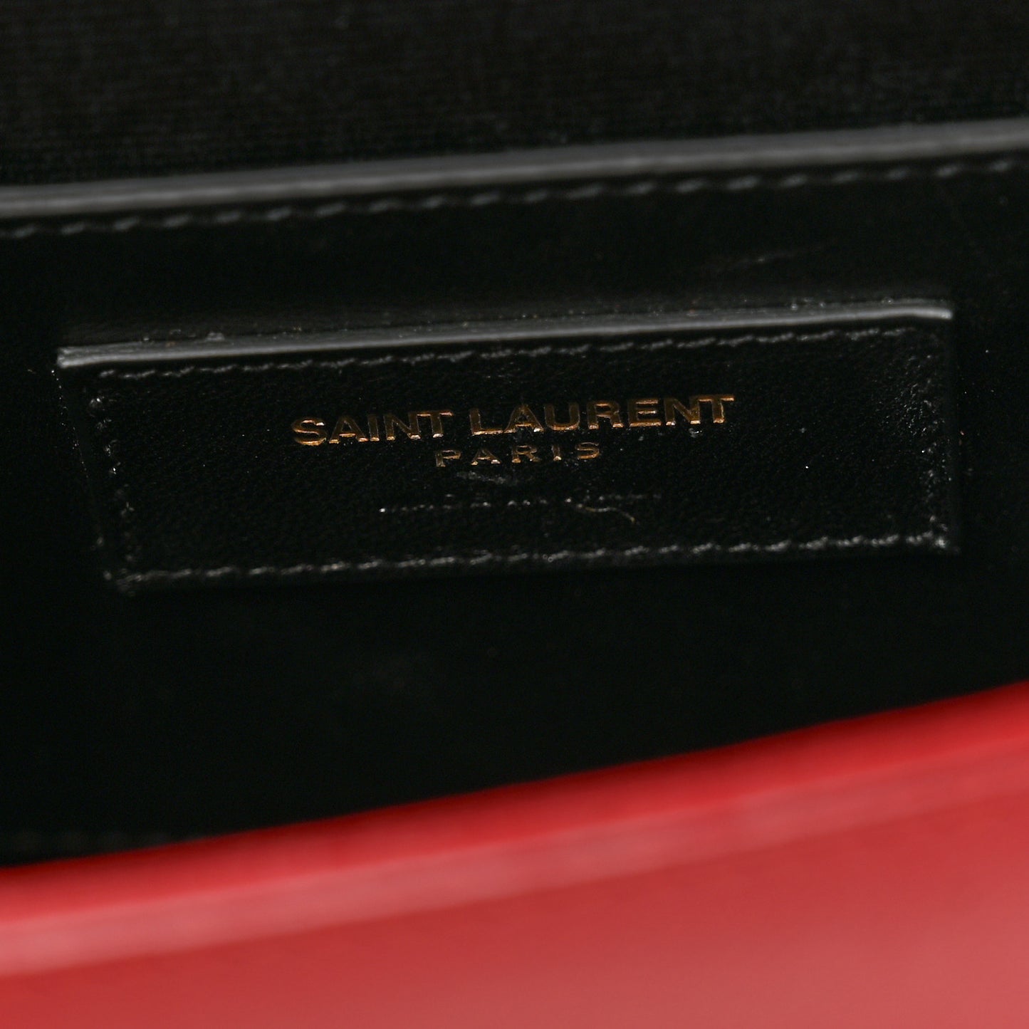 Grain De Poudre Monogram Cassandre Clutch Rouge Orient