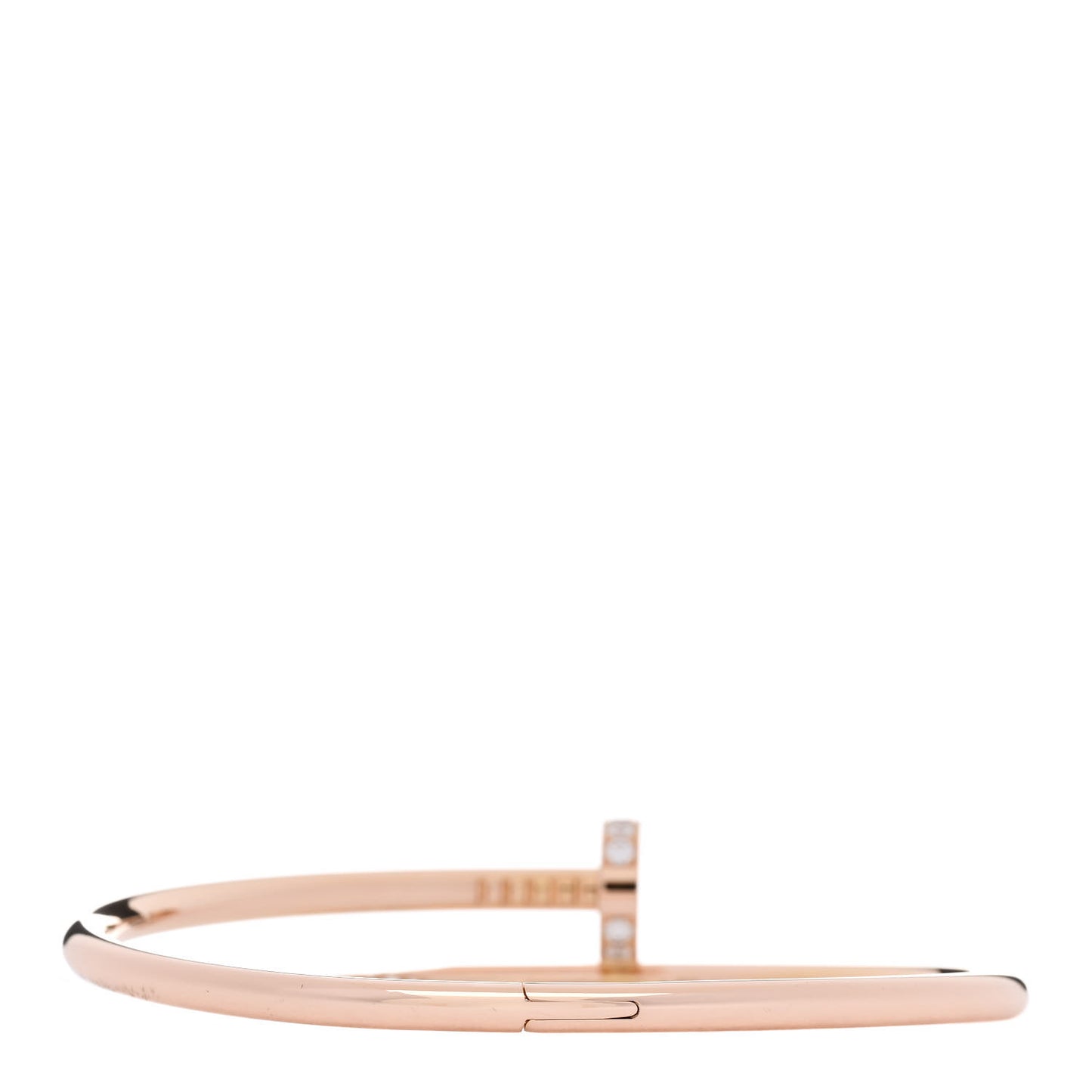18K Pink Gold Diamond Juste Un Clou Bracelet 18
