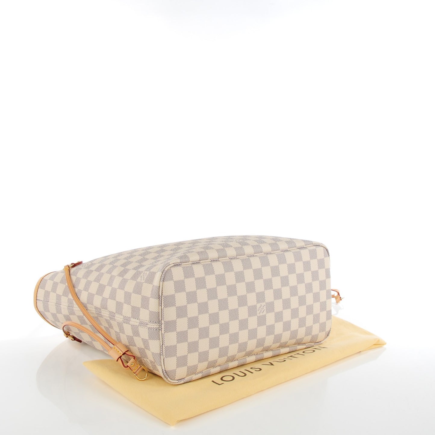 Damier Azur Neo Neverfull MM Rose Ballerine