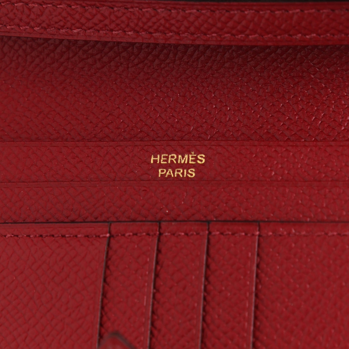 Epsom Bearn Compact Wallet Rouge Grenat