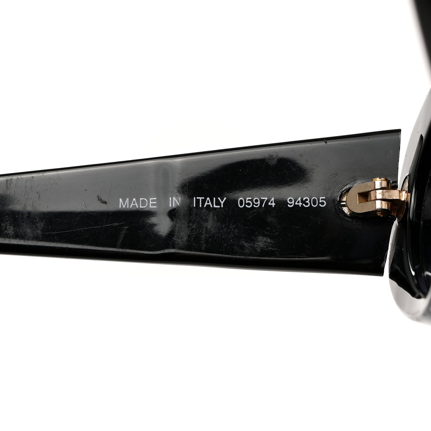 Acetate Oval CC Sunglasses 05974 Black