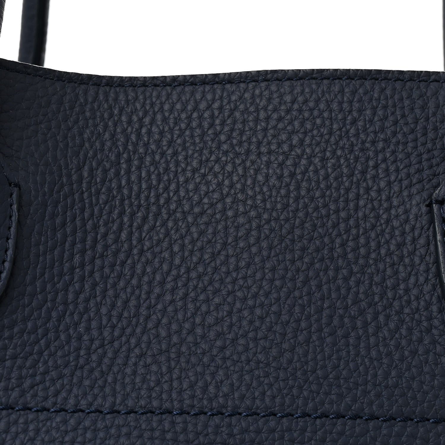 The Row Grained Calfskin Soft Margaux 17 Indigo 7 of 9