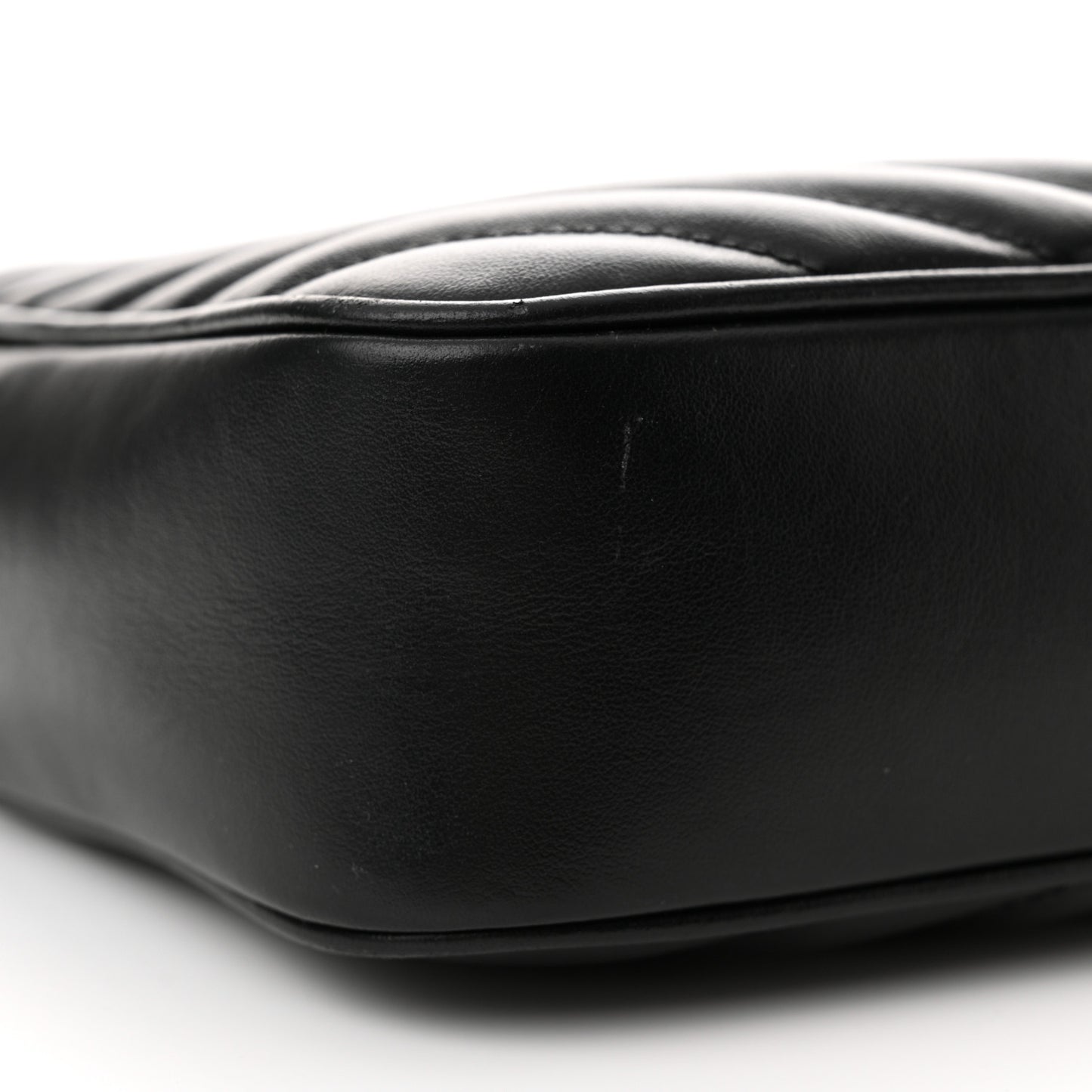 Calfskin Matelasse Monogram Lou Camera Bag Black