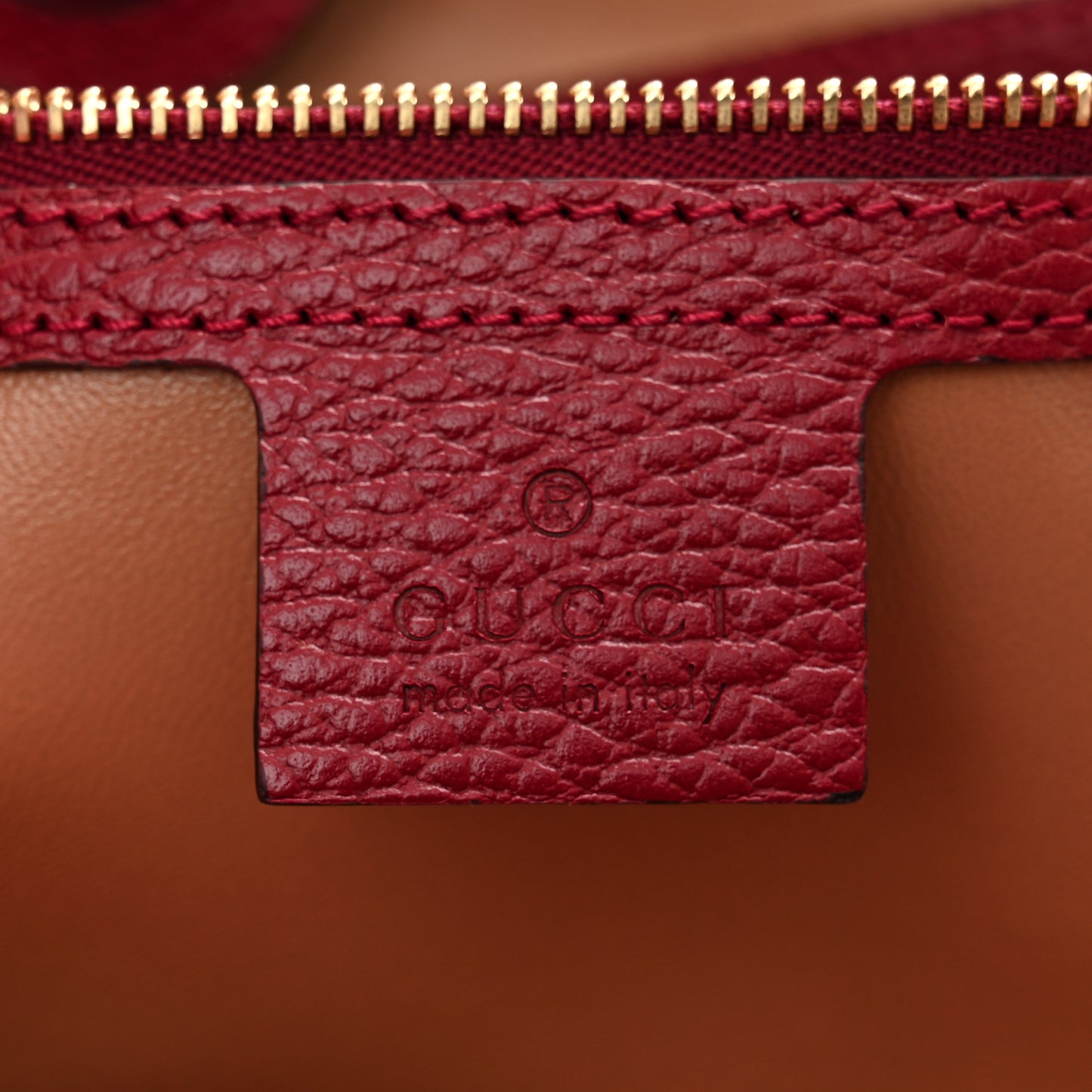 Straw Jacquard Dollar Calfskin GG Monogram Medium Ophidia Shopping Tote Natural New Cherry Red