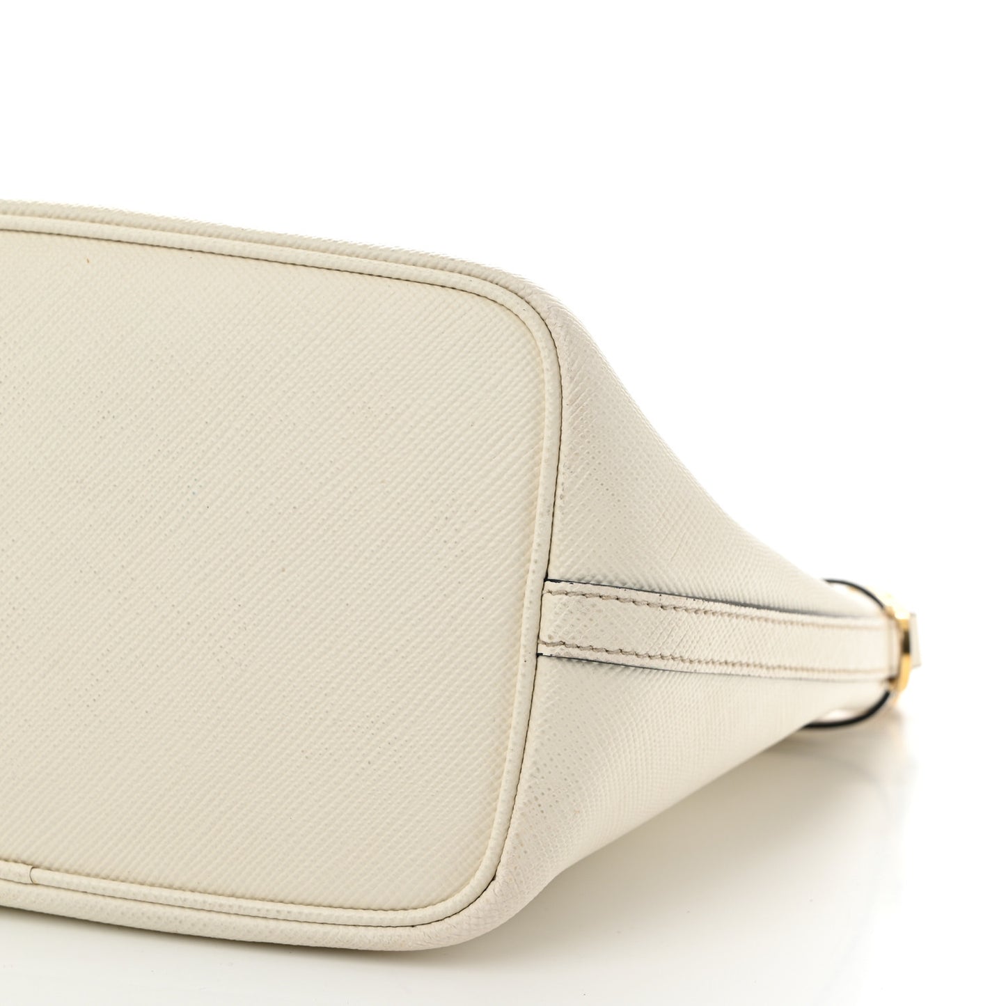 Saffiano Bucket Bag White