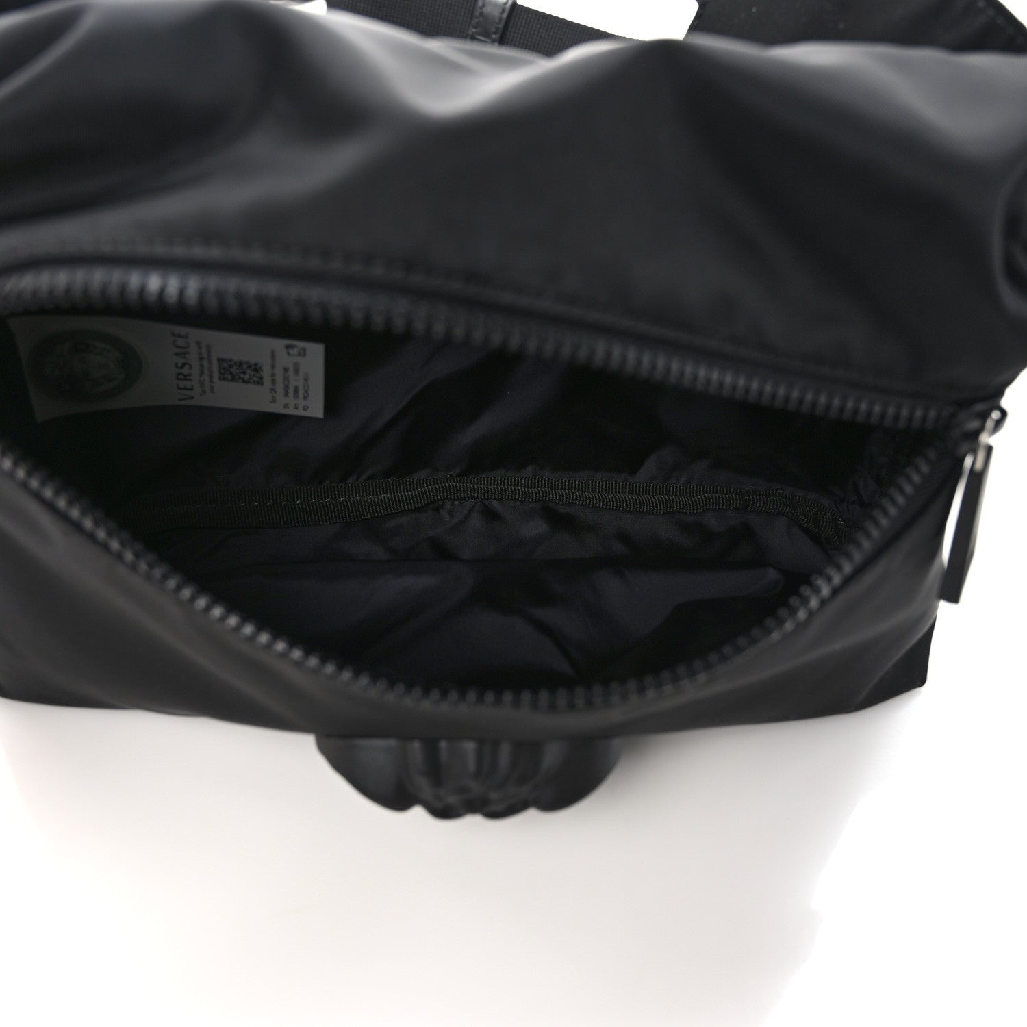 Versace Nylon Palazzo Medusa Belt Bag Black Ruthenium 5 of 8