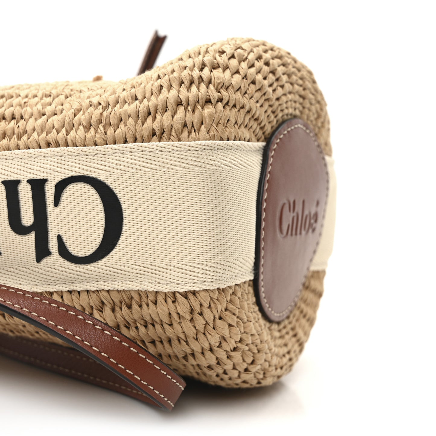 Natural Woven Fiber Small Woody Basket