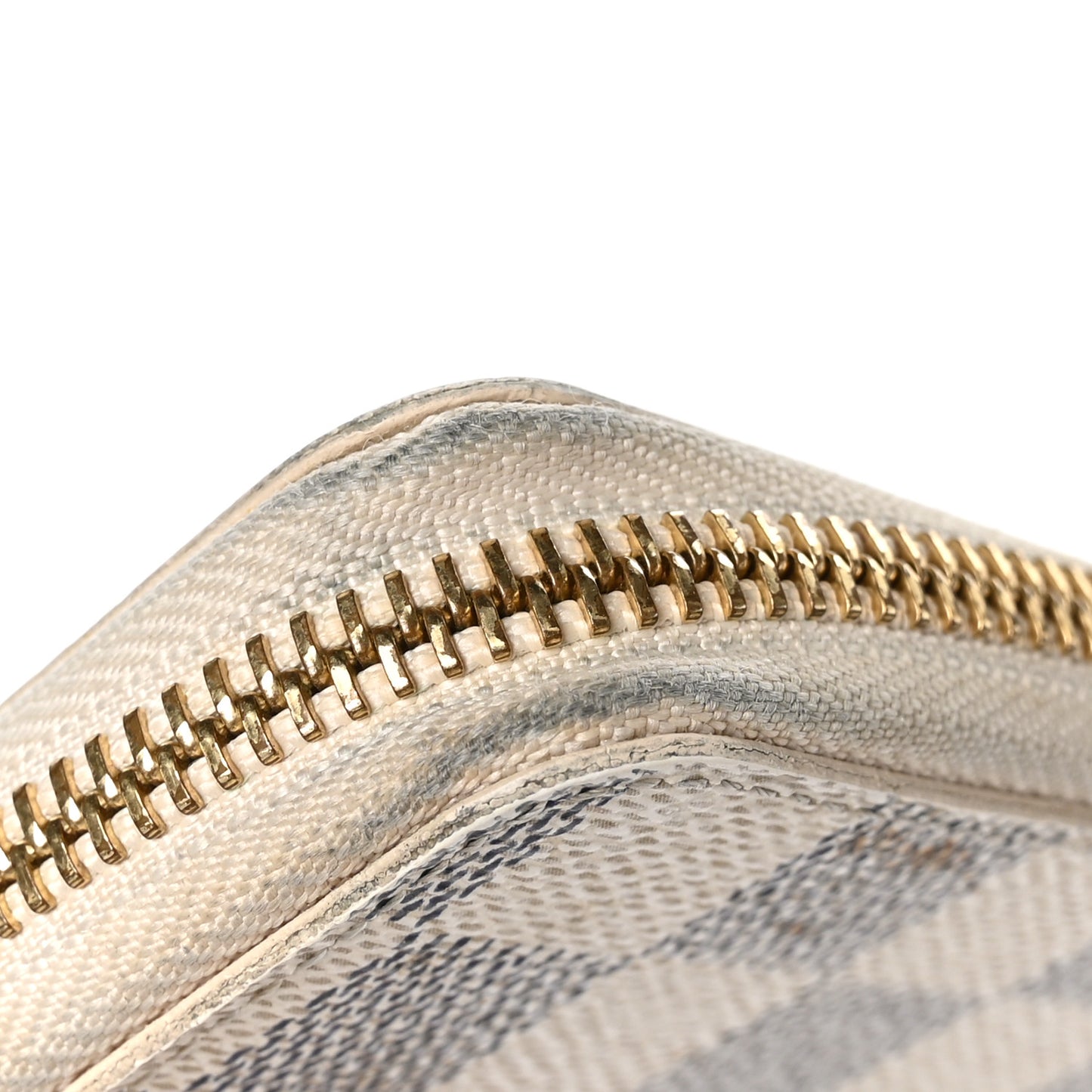 Damier Azur Clemence Wallet Rose Ballerine