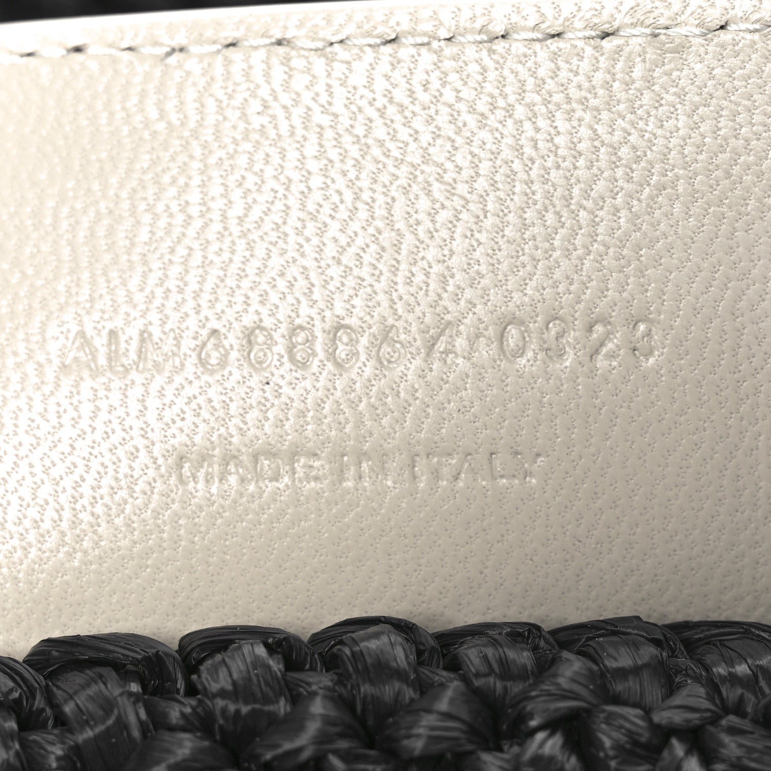 Saint Laurent Raffia Rive Gauche Tote Black 7 of 10