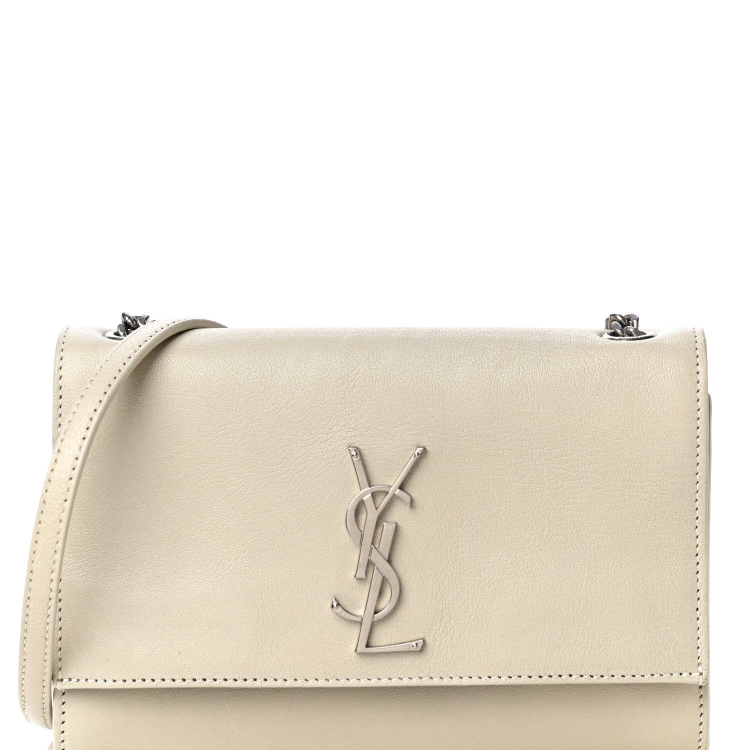Saint Laurent Calfskin Small Monogram Sunset Crema Soft 8 of 22