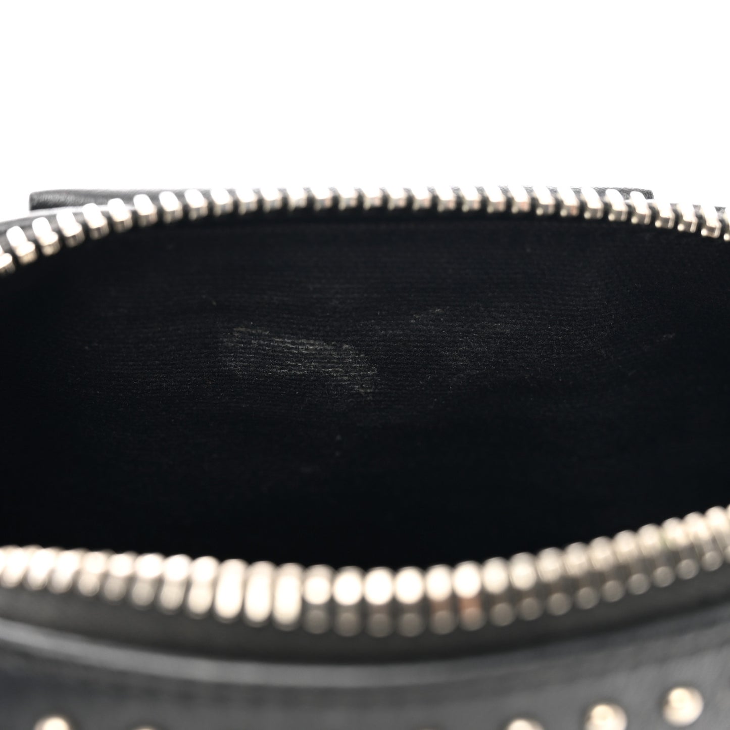 Calfskin Small Studded Antigona Beauty Wristlet Black