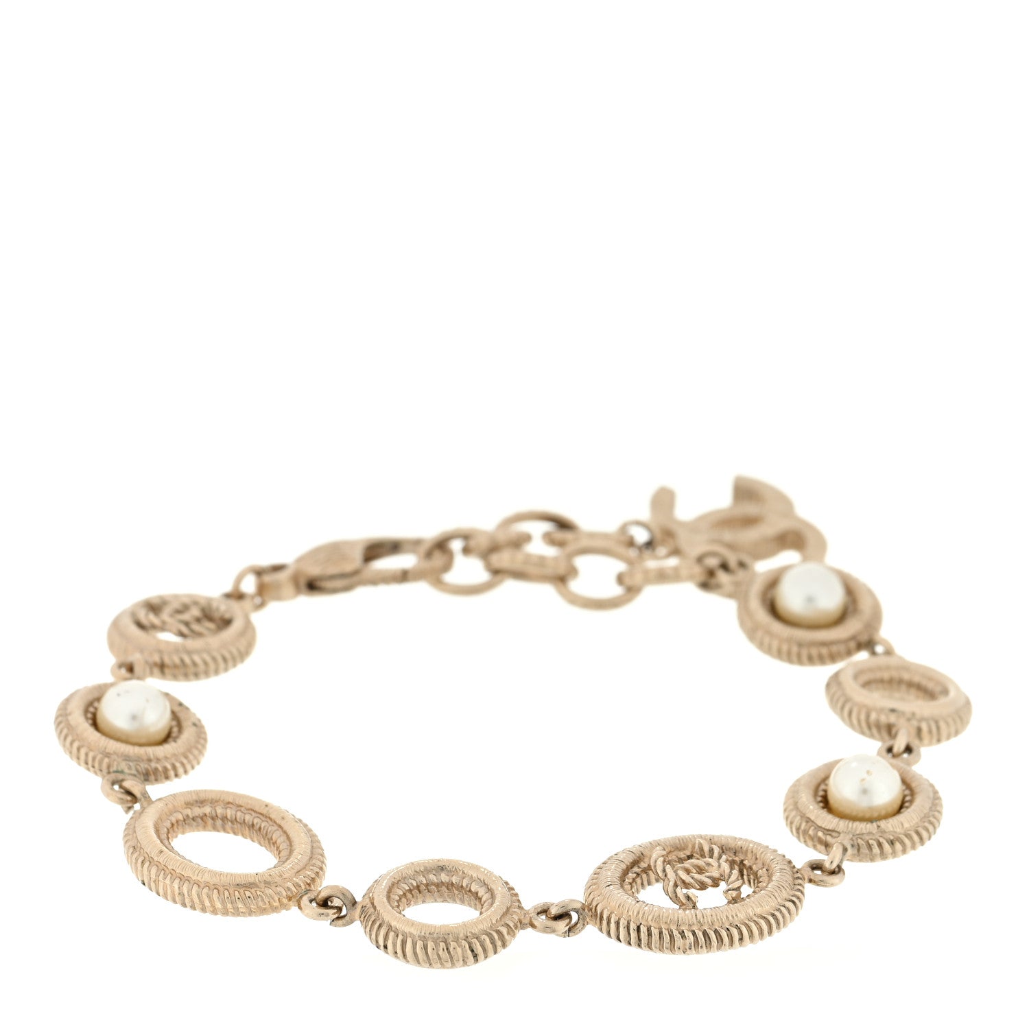 Chanel Pearl CC Bracelet Gold 1 of 5