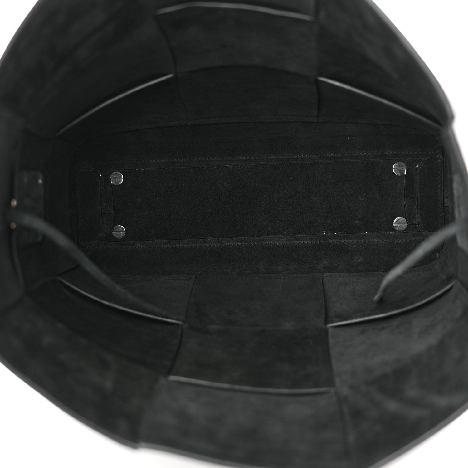 Bottega Veneta French Calfskin Maxi Intrecciato Large Vertical Arco Tote Black 5 of 12