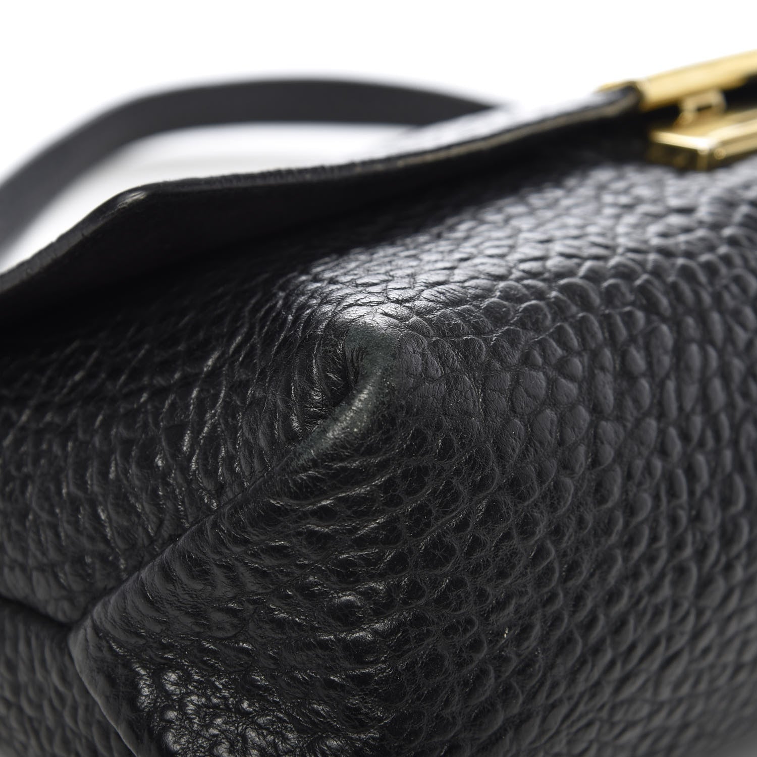 Burberry Signature Grain Large Mildenhall Shoulder Bag Black 10 of 14