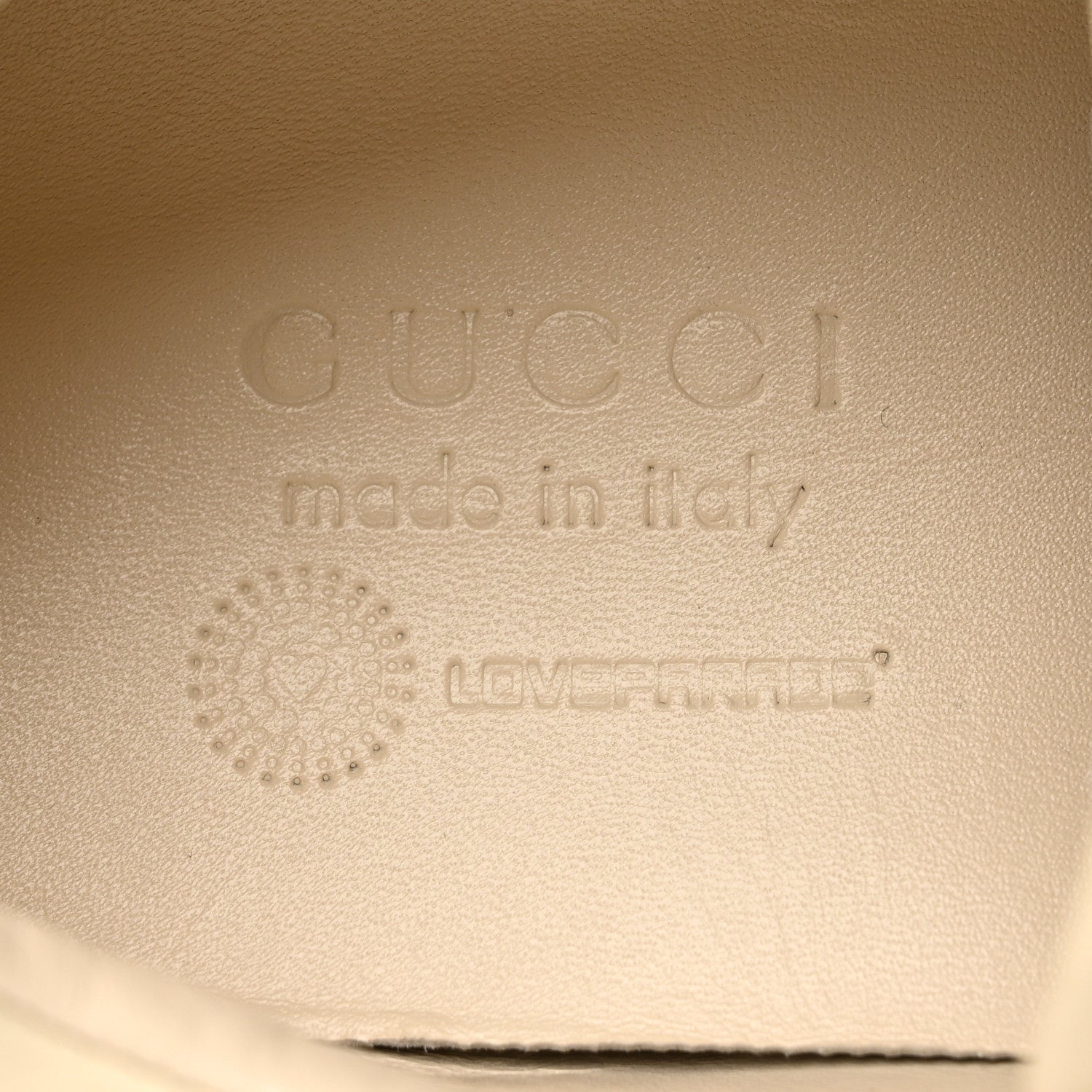 Gucci Calfskin Love Parade Mens Rhyton Sneakers 9.5 Ivory Multicolor 6 of 18