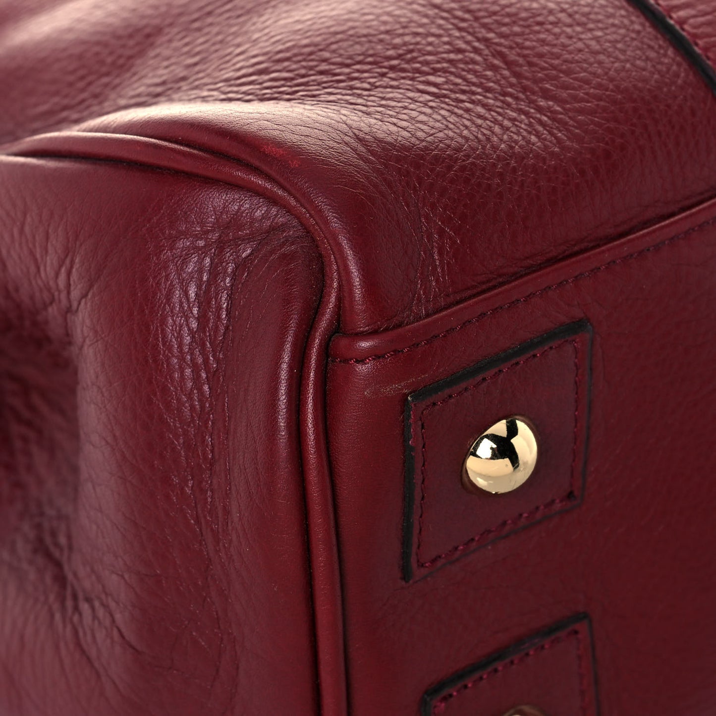 Natural Leather Bayswater Poppy Red