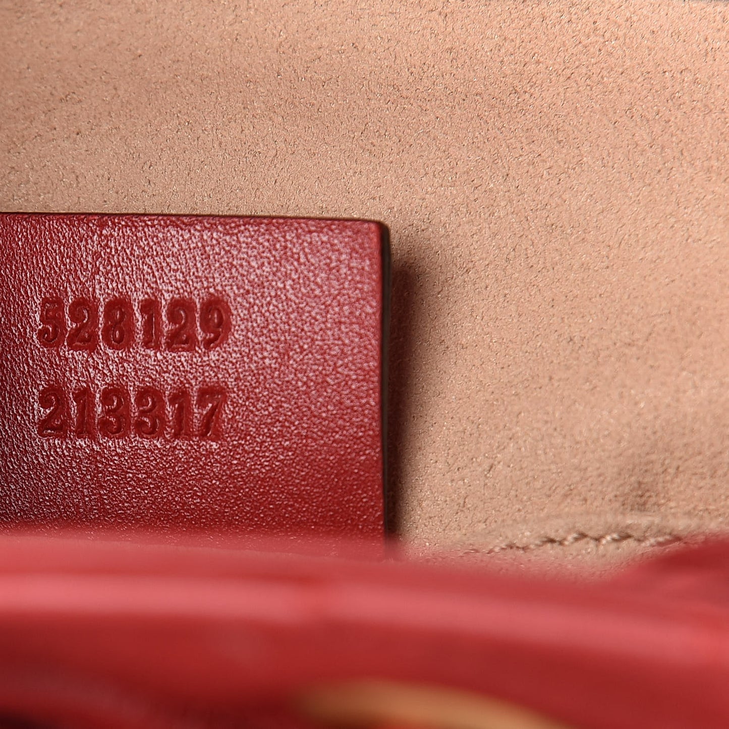 Calfskin Matelasse GG Marmont Flap Backpack Hibiscus Red