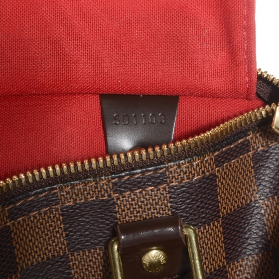 Damier Ebene Speedy Bandouliere 25
