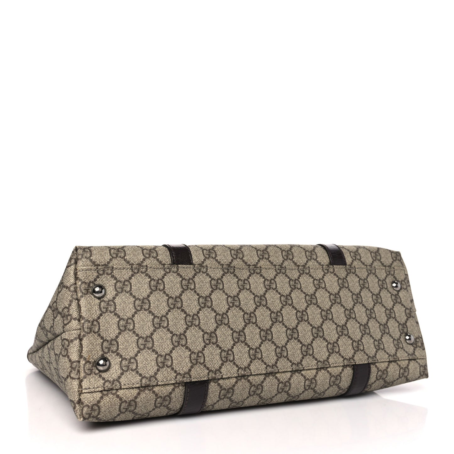 GG Plus Monogram Medium Joy Tote Dark Brown