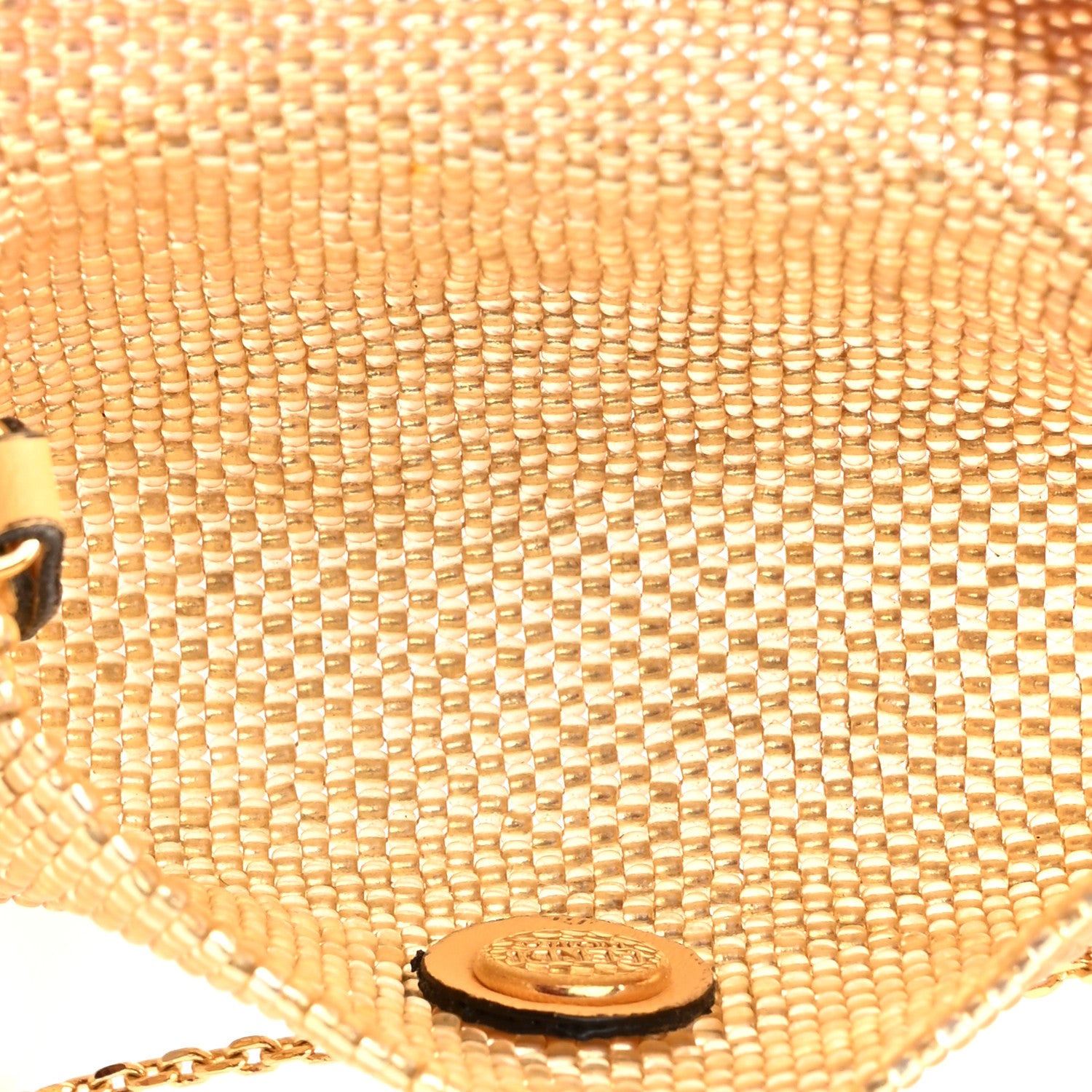 Fendi Glass Vitello King Beaded Mini Pico Baguette Charm Semolino 5 of 11