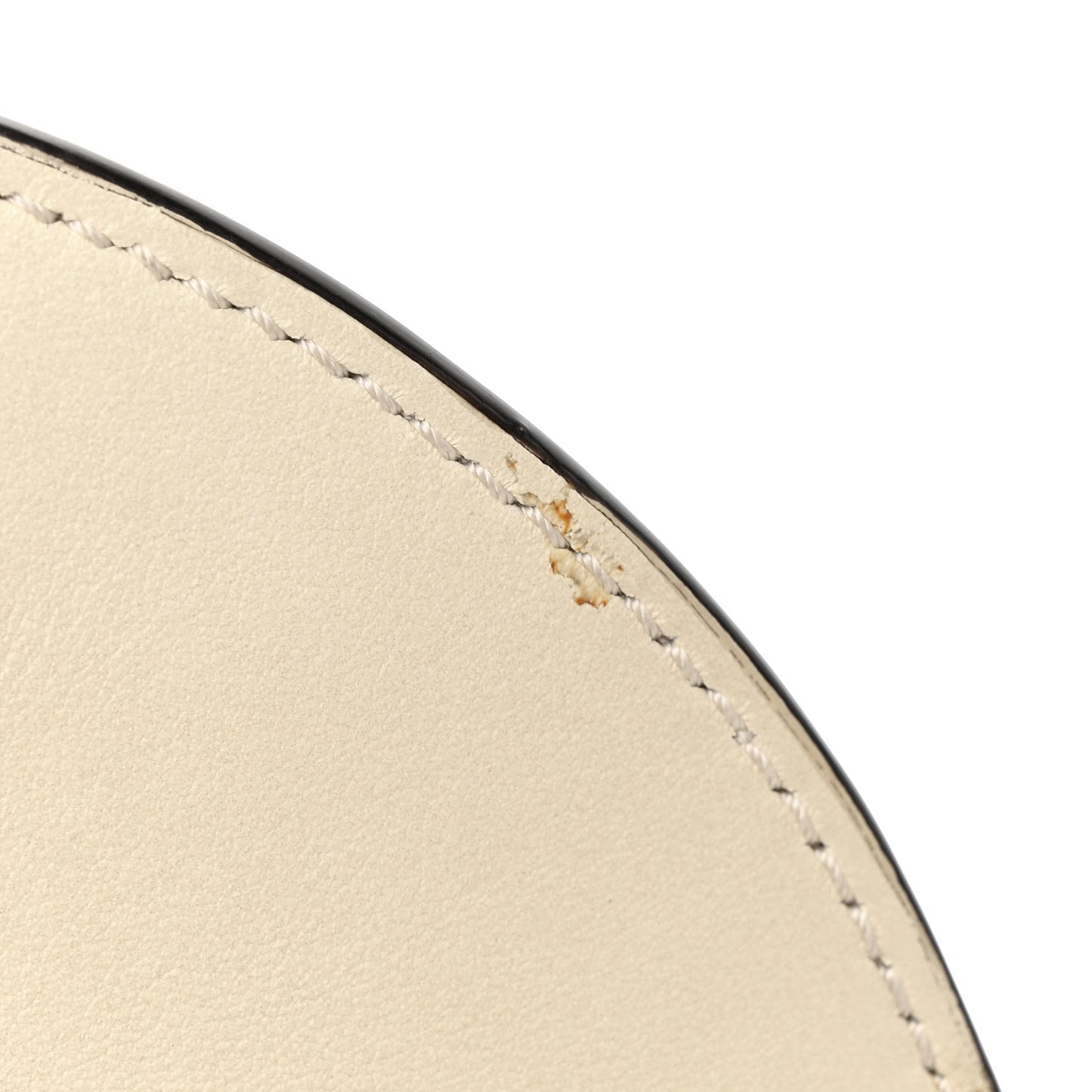 Calfskin Small Nile Bracelet Minaudiere Bag Off White